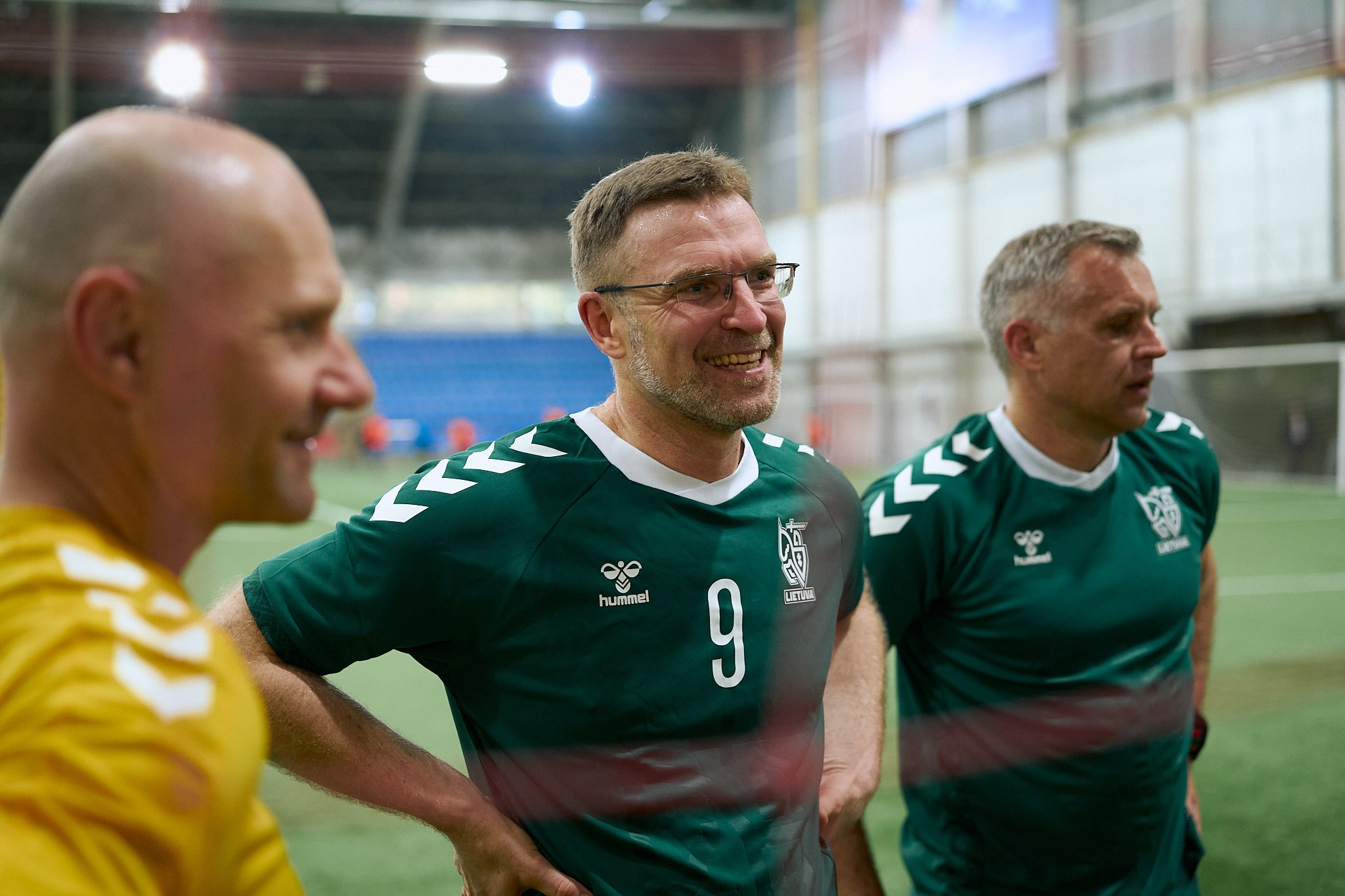 Friendly football match: Seimas of the Republic of Lithuania vs. Sviatlana Tsikhanouskaya’s Office. Photographer in Vilnius