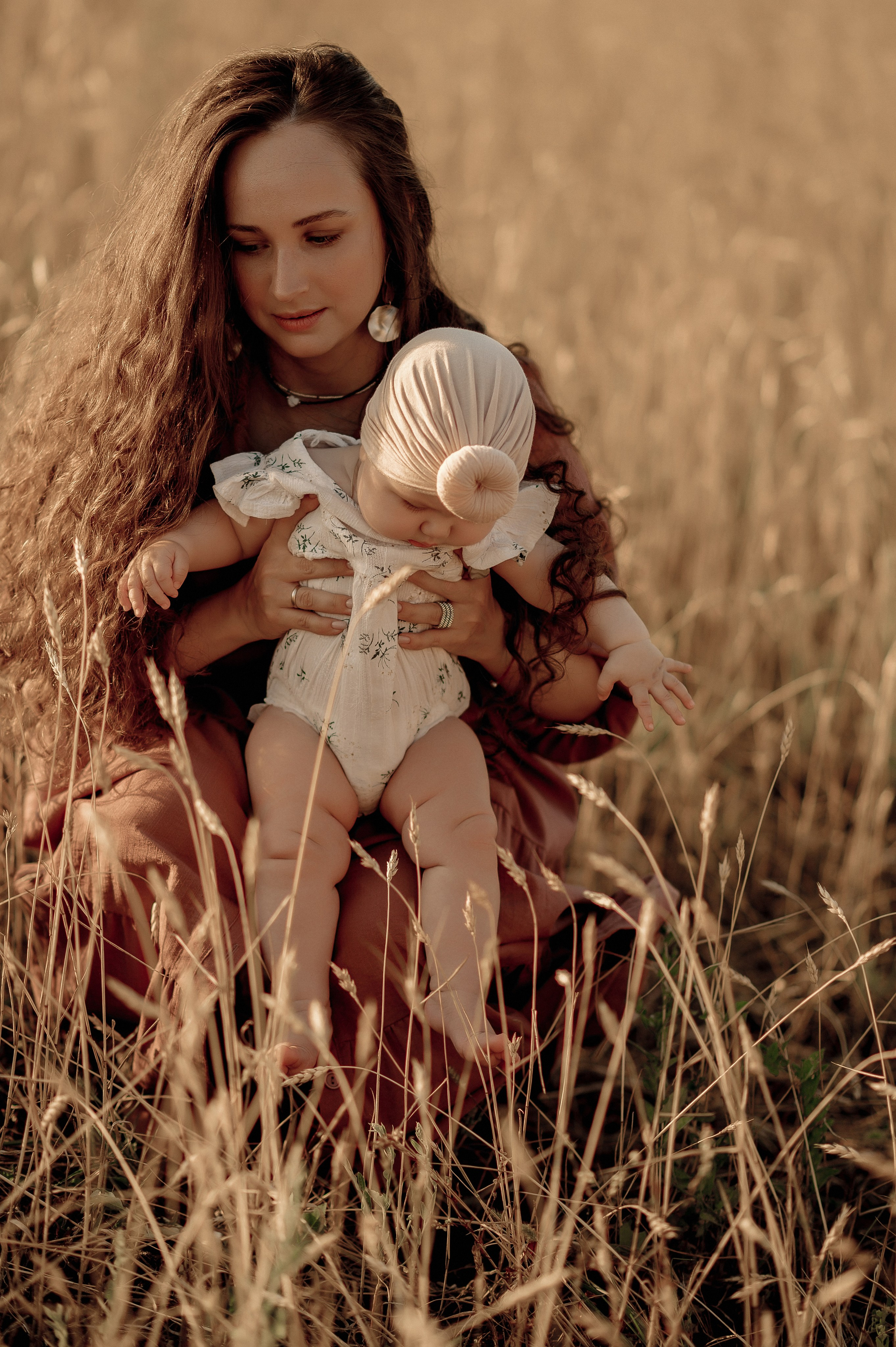 В пшенице. Фотограф Мария Стрелкова