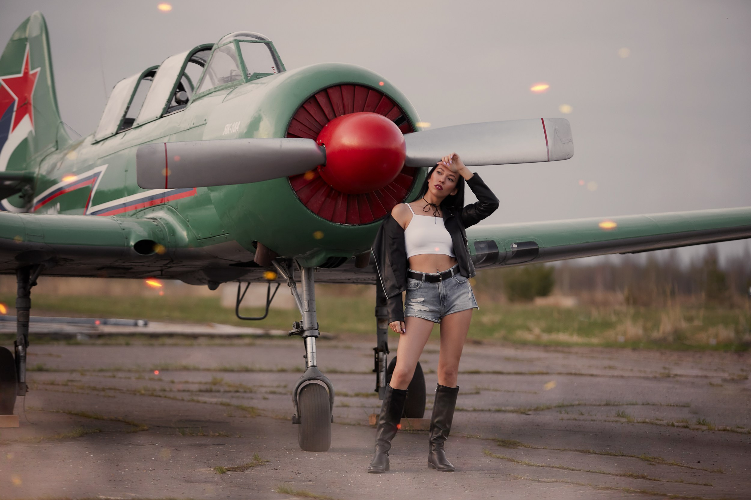 Фотосессия с самолетами в Ярославле. Фотограф Михаил Семенов