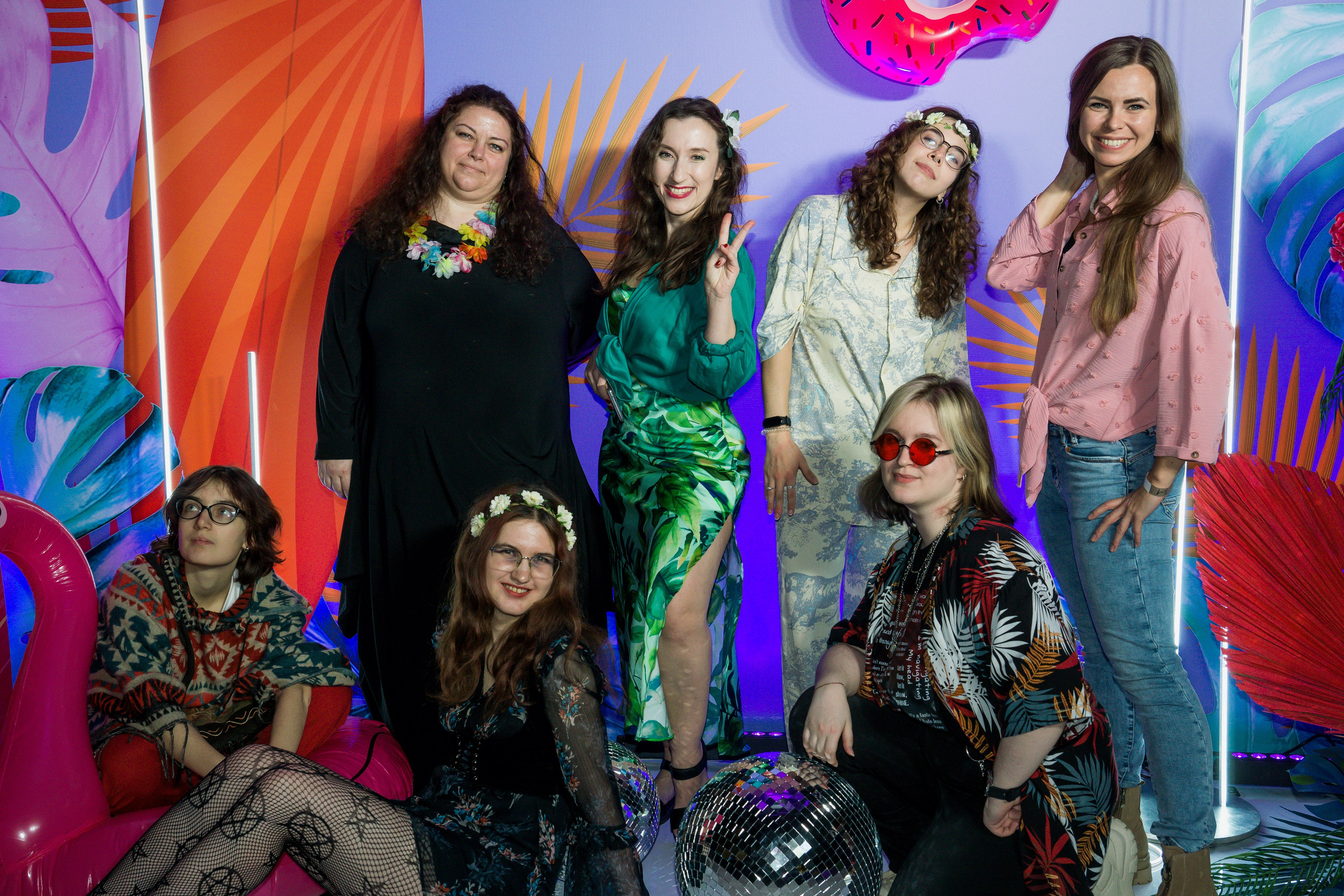 МТС корпоратив Гавайская вечеринка. Фотограф