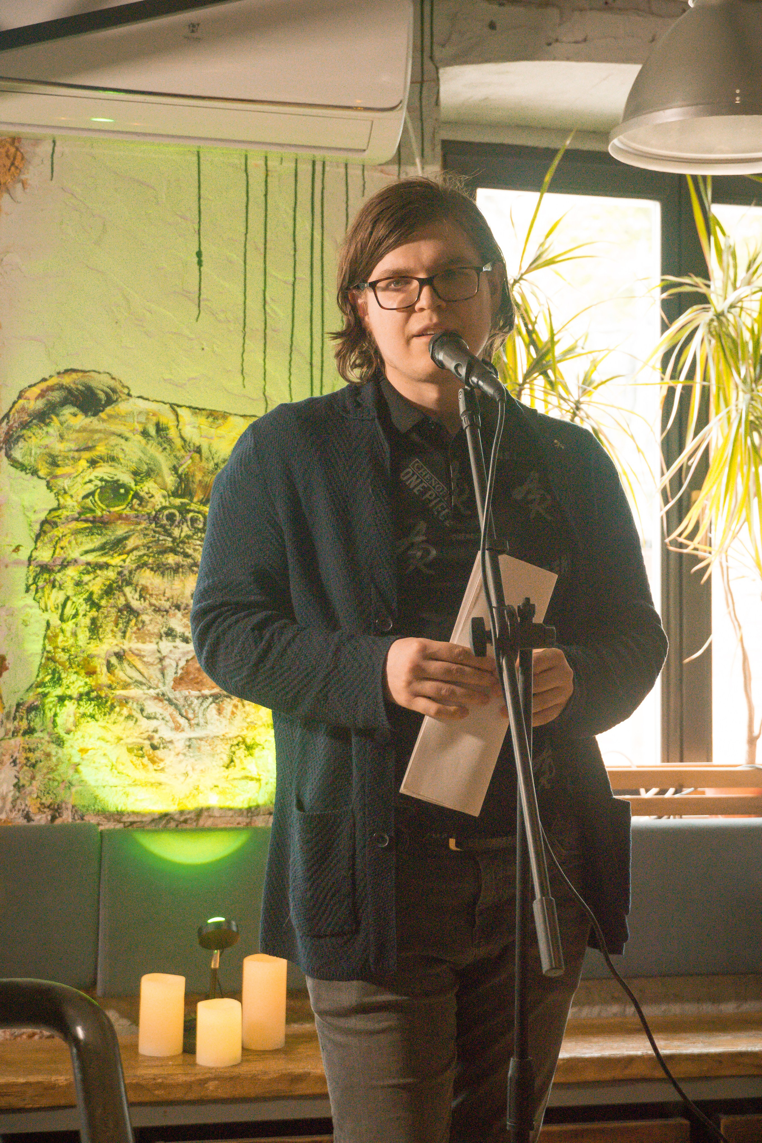 Поэтический вечер. Фотограф