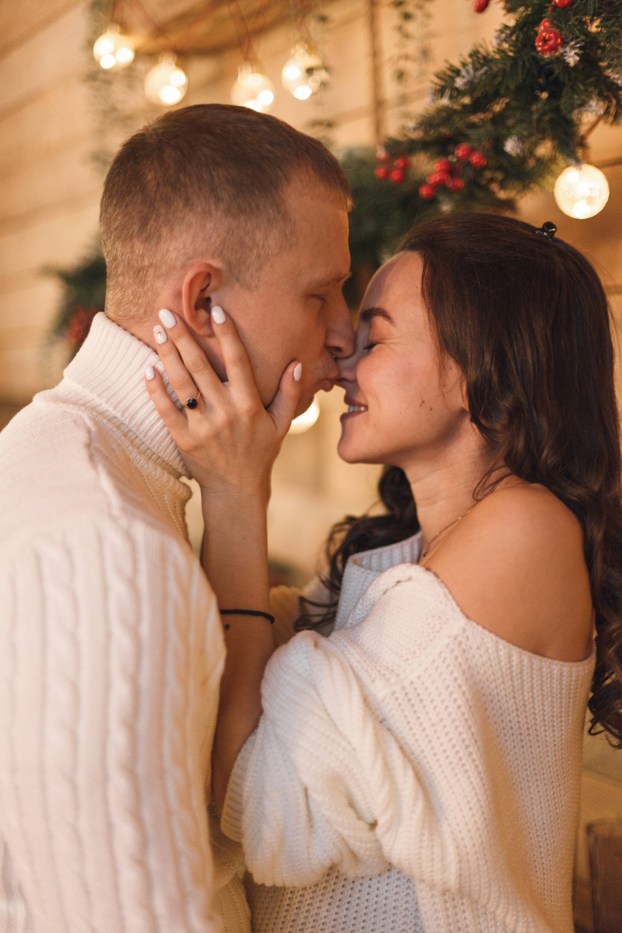 Новогодняя фотосессия беременности. Детский и контент фотограф Надя Волкова Санкт-Петербург