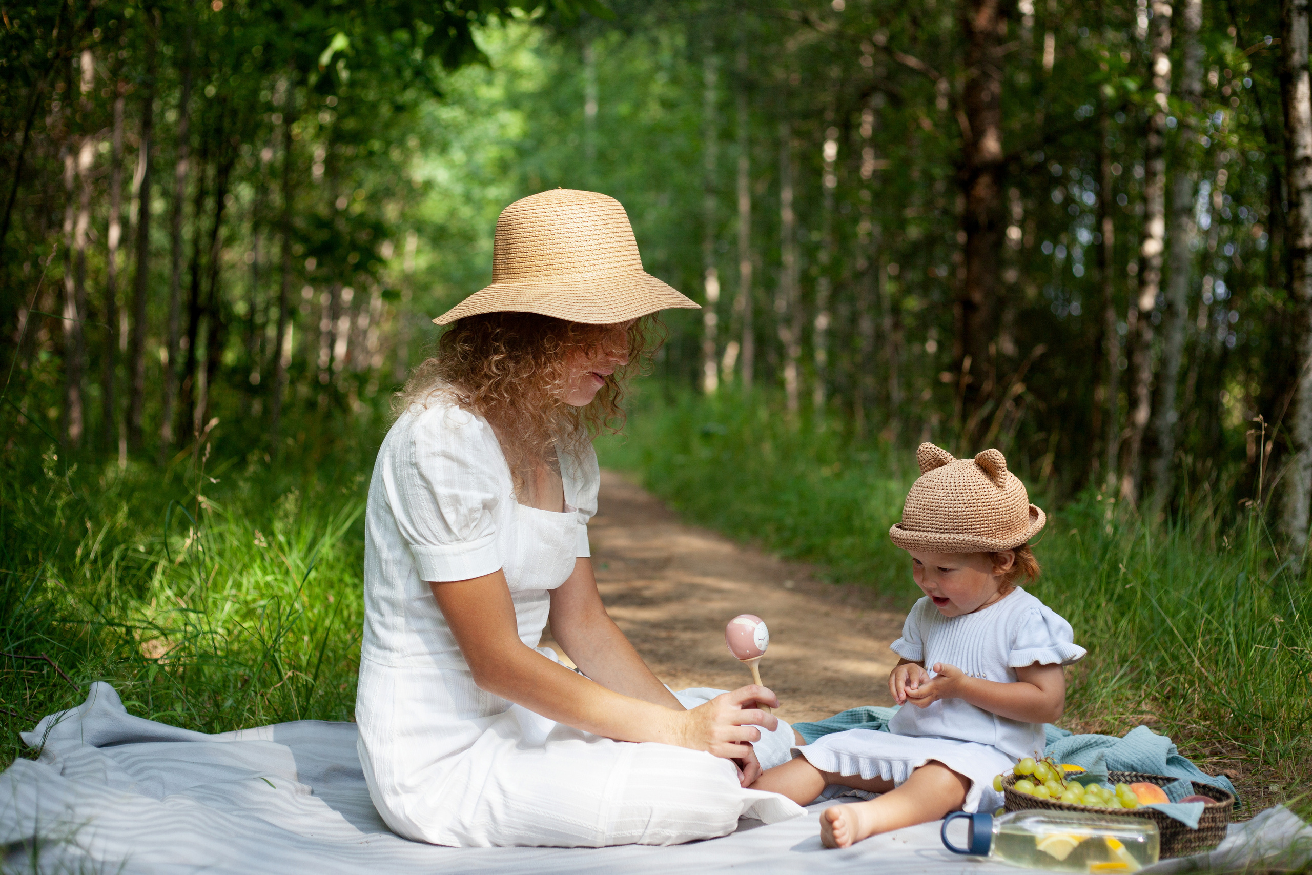 Летняя фотосессия для мамы и дочки. Детский и контент фотограф Надя Волкова Санкт-Петербург