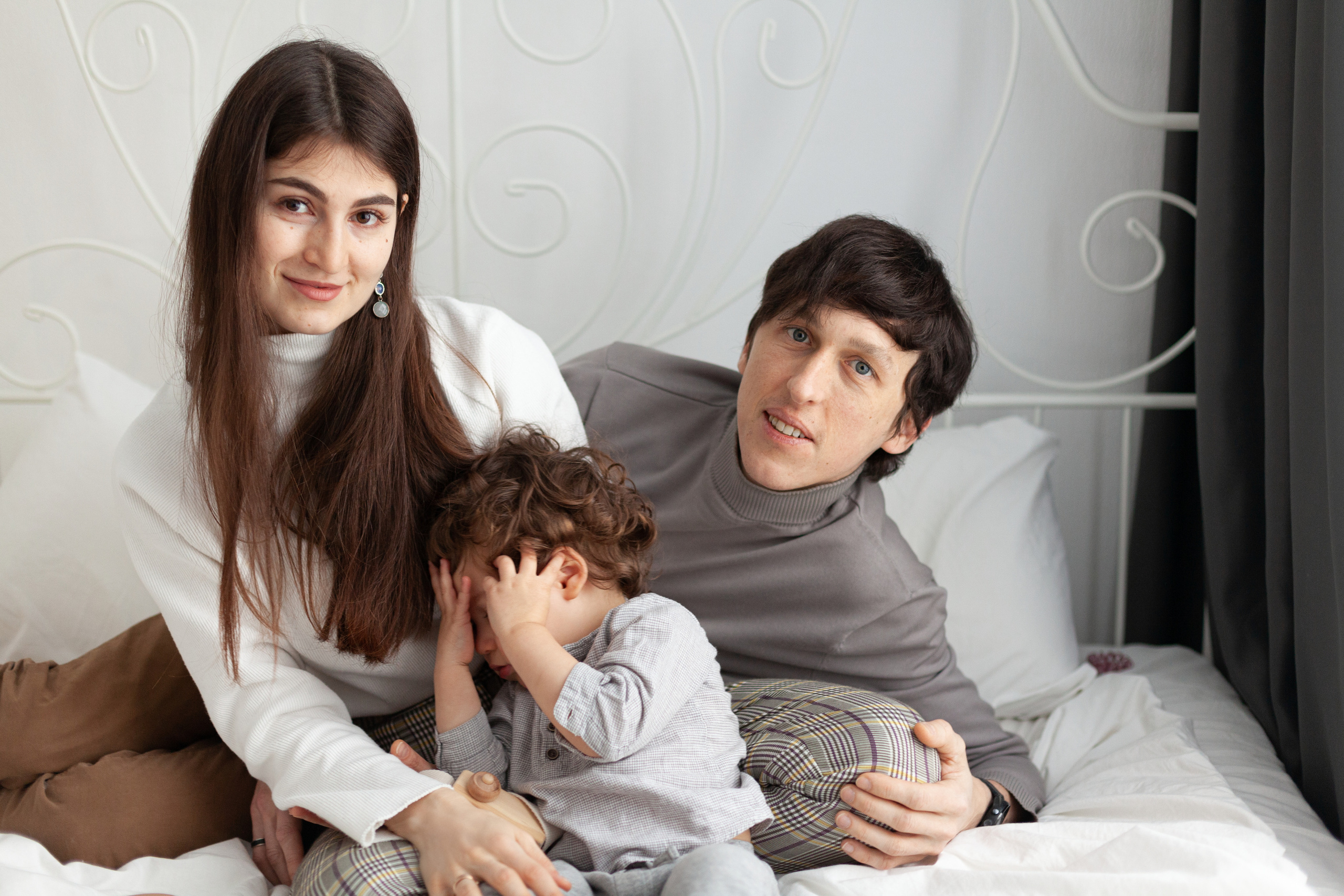 Семейная домашняя фотосессия. Детский и контент фотограф Надя Волкова Санкт-Петербург