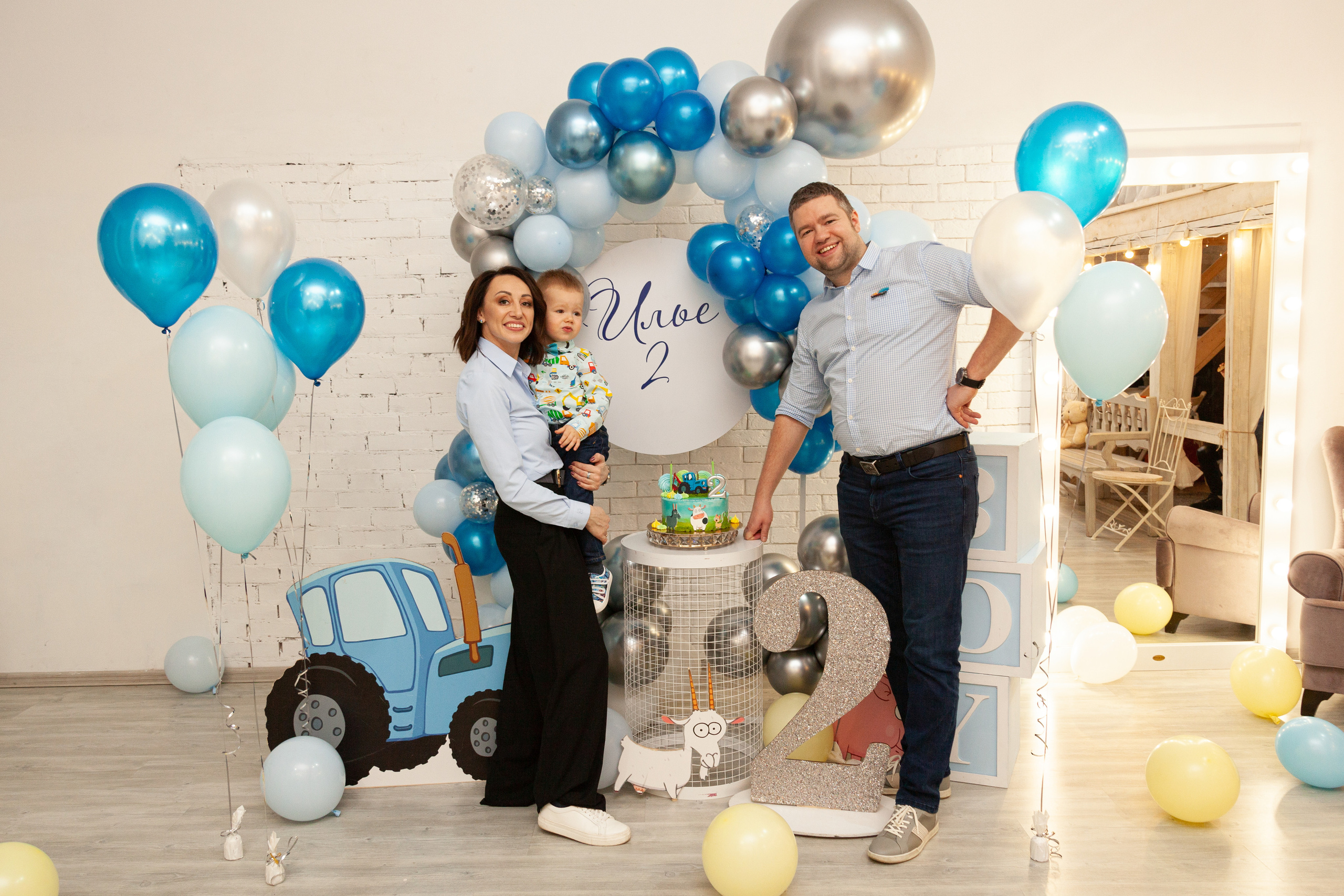 День рождения Ильи, 2 годика. Детский и контент фотограф Надя Волкова Санкт-Петербург