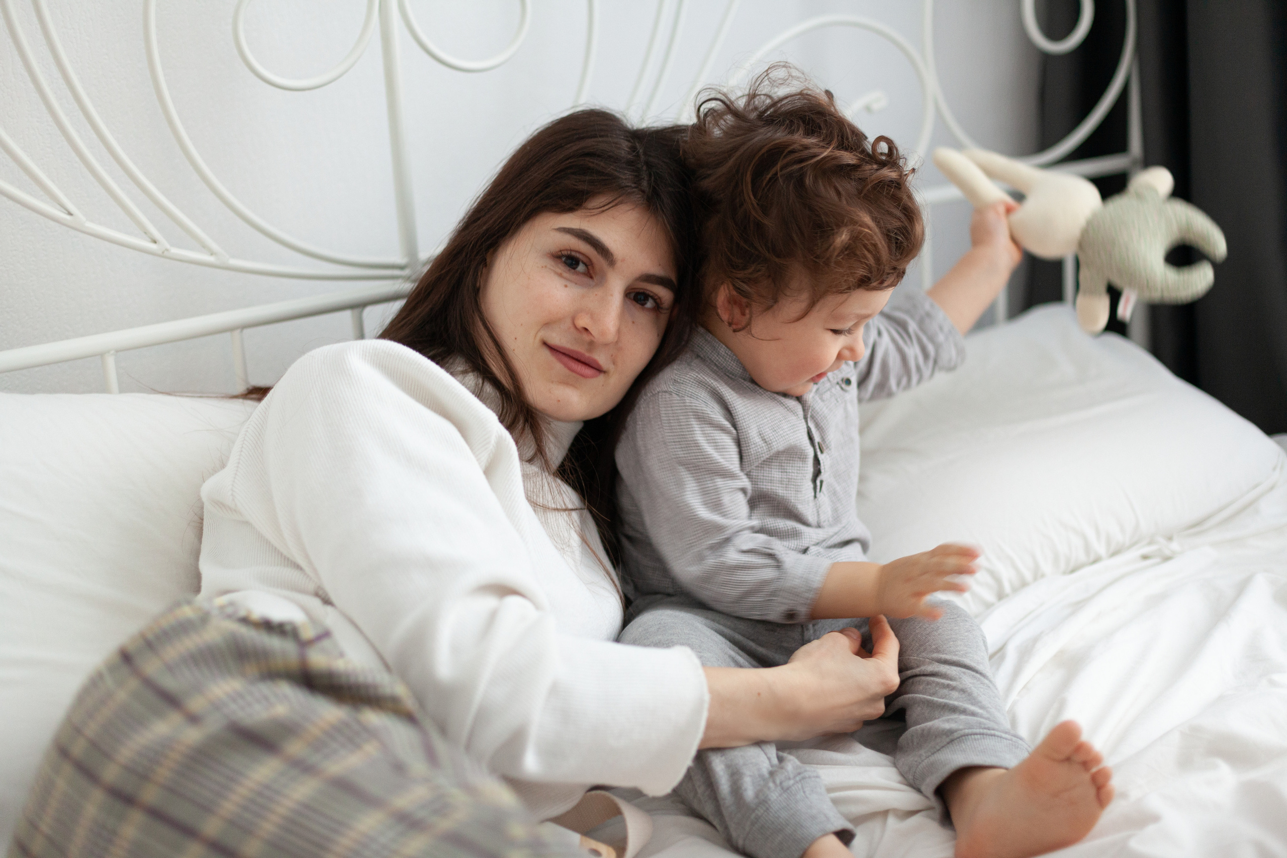 Семейная домашняя фотосессия. Детский и контент фотограф Надя Волкова Санкт-Петербург