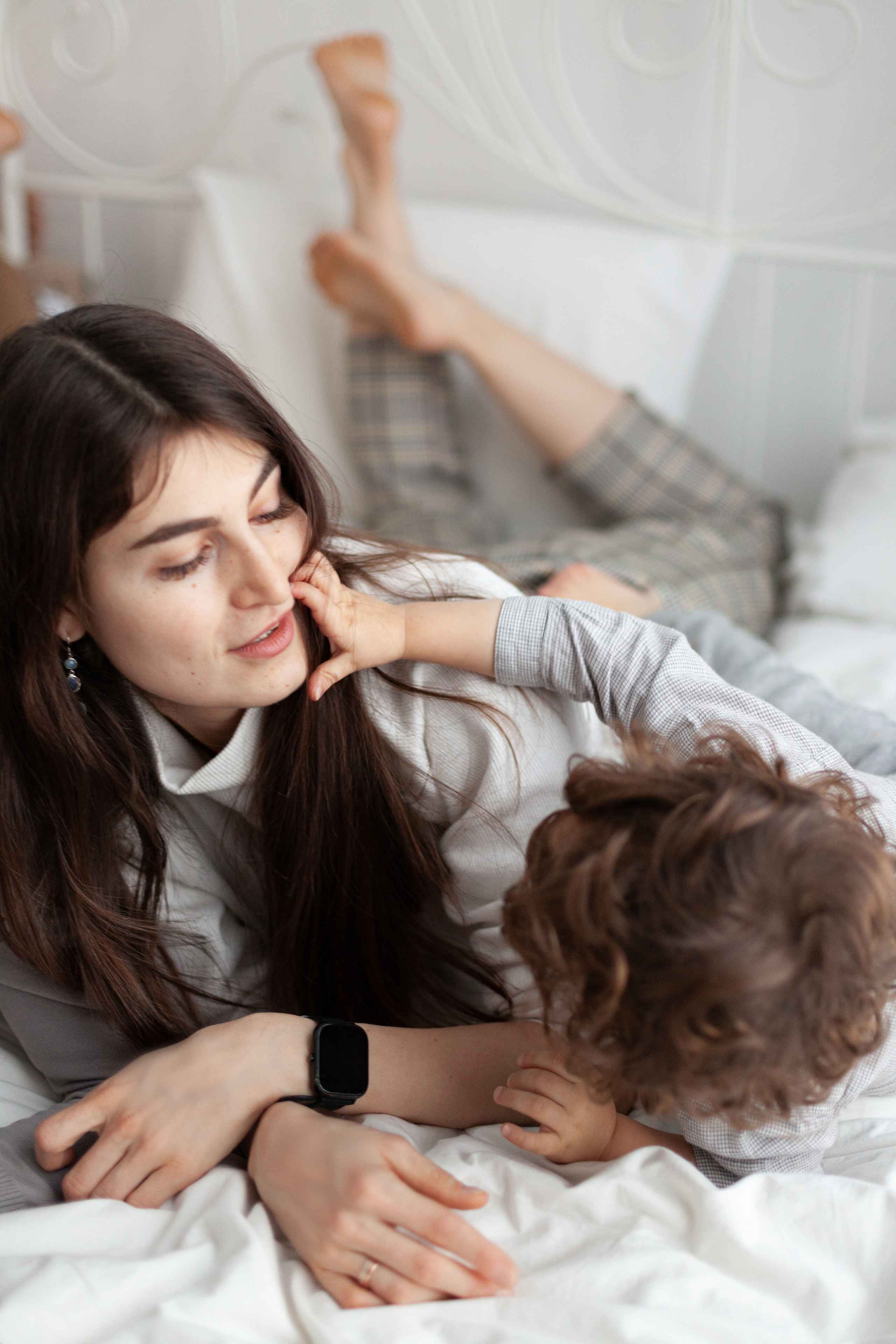 Семейная домашняя фотосессия. Детский и контент фотограф Надя Волкова Санкт-Петербург