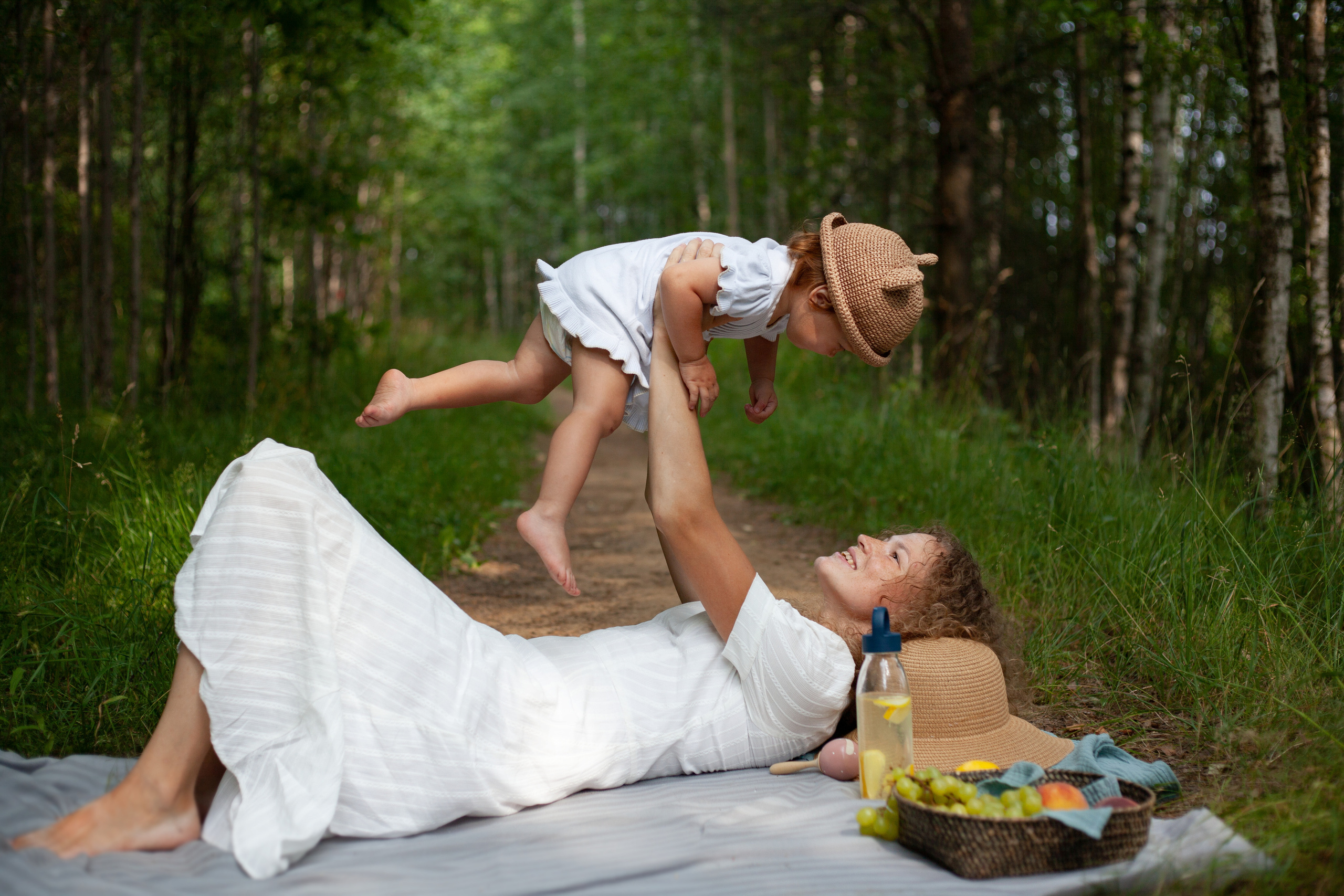 Летняя фотосессия для мамы и дочки. Детский и контент фотограф Надя Волкова Санкт-Петербург