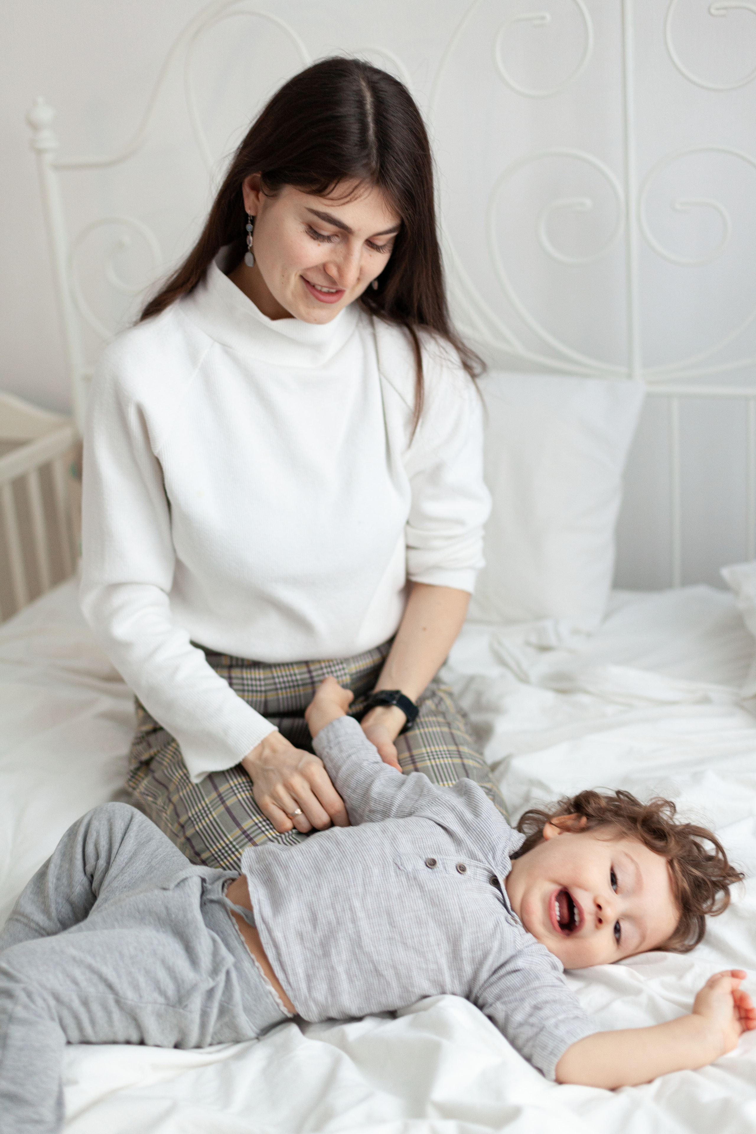 Семейная домашняя фотосессия. Детский и контент фотограф Надя Волкова Санкт-Петербург