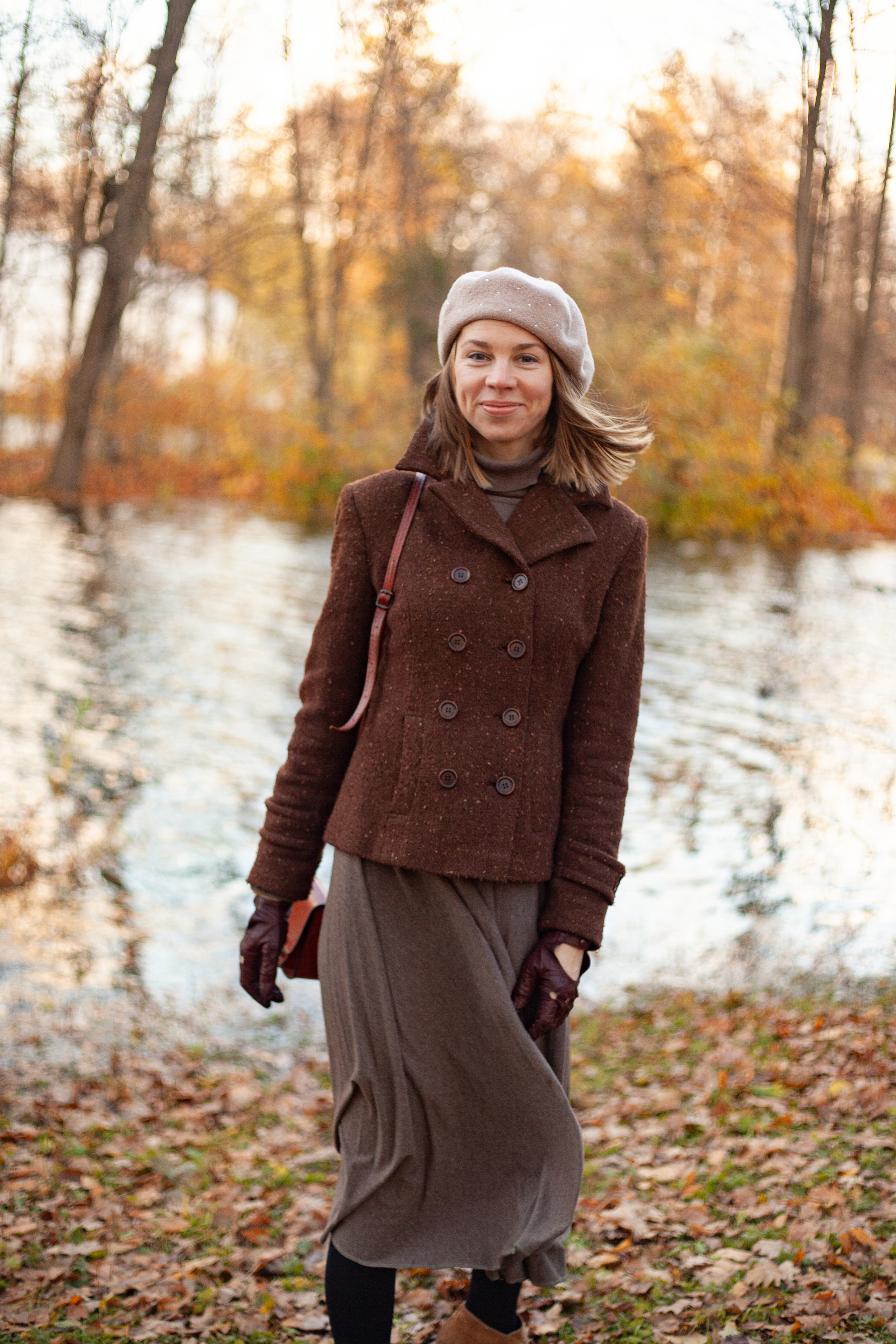 Осенняя фотосессия семьи с ребенком на острове Елагин. Детский и контент фотограф Надя Волкова Санкт-Петербург