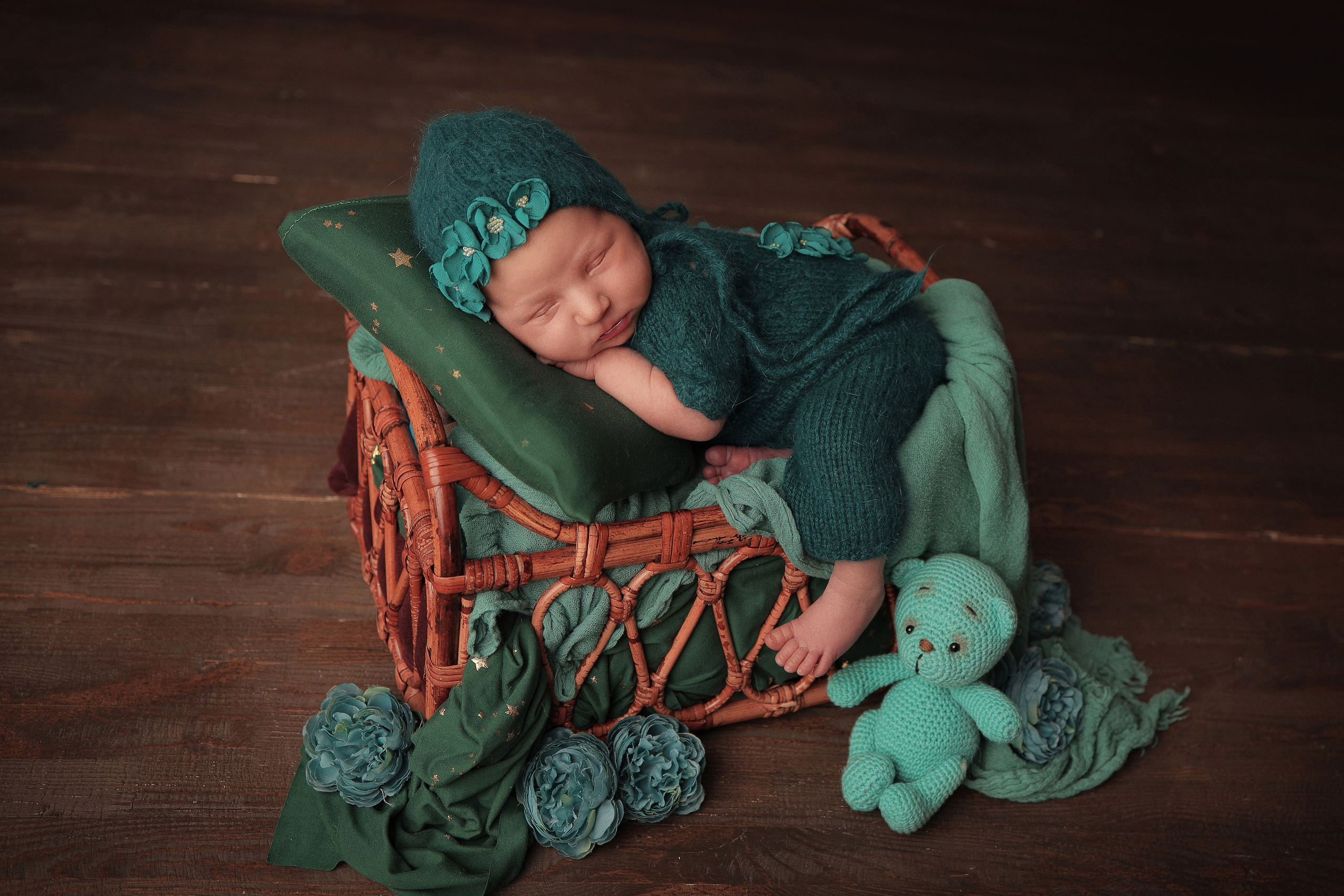 Оливия, 8 дней. Фотограф новорожденных в Новокузнецке Анна Горошникова