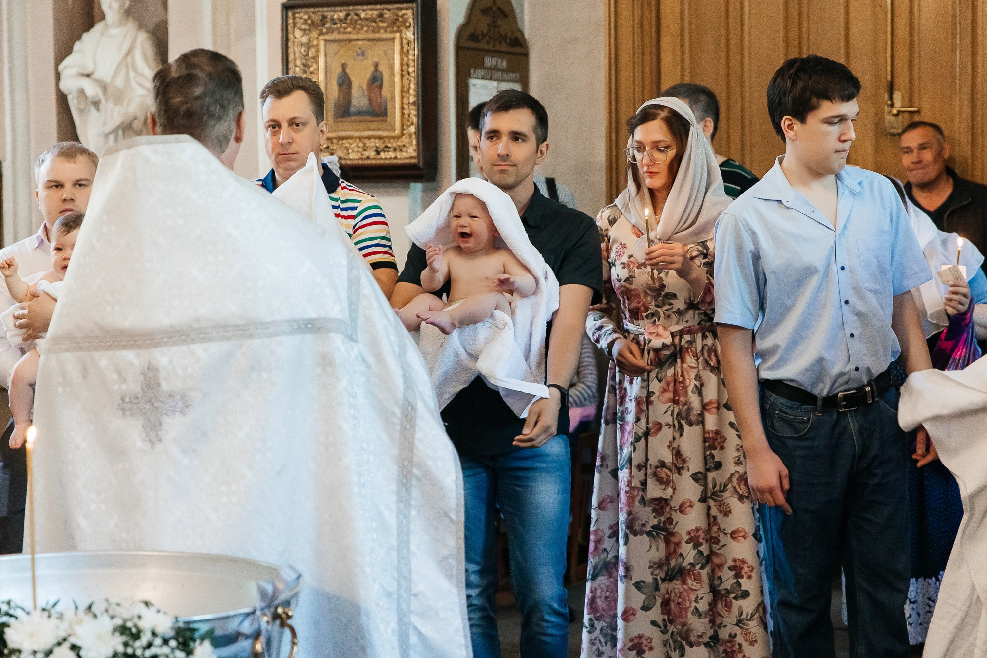Таинство крещения Дмитрия (28 мая 2023). Свадебный и семейный фотограф Крамар Наталья