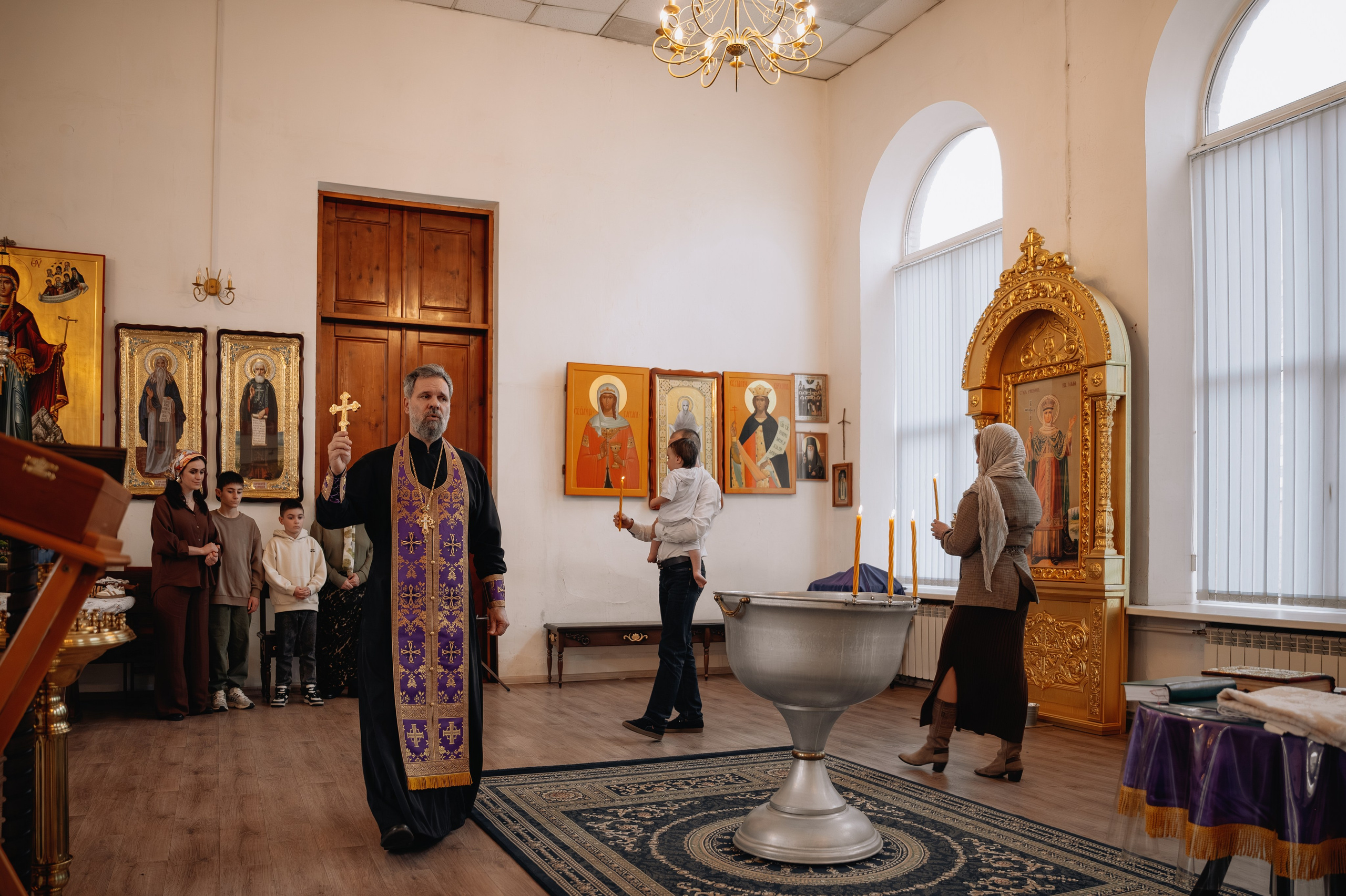 Крещение Лаврентия. Фотограф семейный мероприятия Краснодар Анапа Геленджик Новороссийск Поборежье