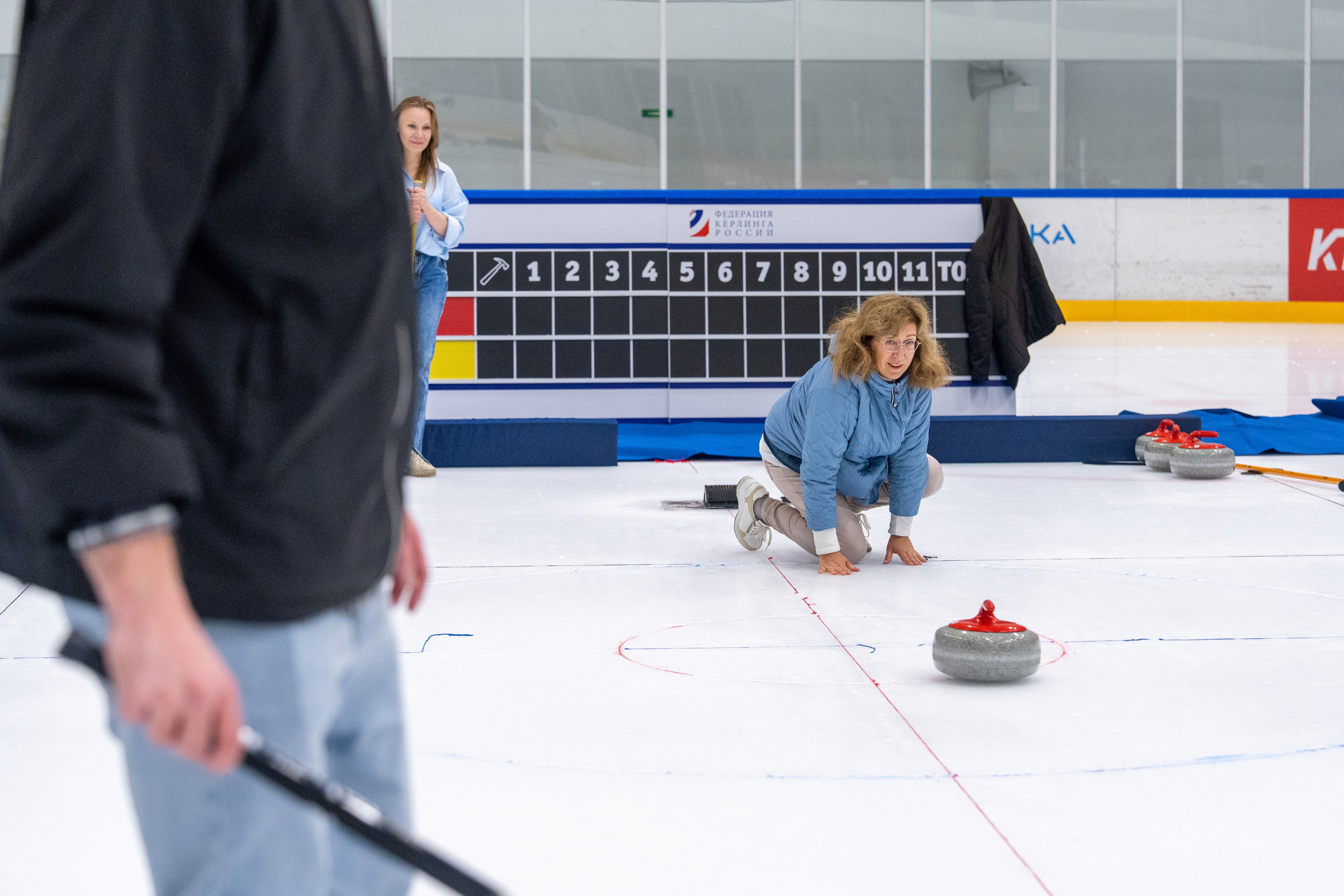 Керлинг для компании Р-Фарм. Репортажный фотограф в Красной Поляне и Сочи Павлюченко Екатерина