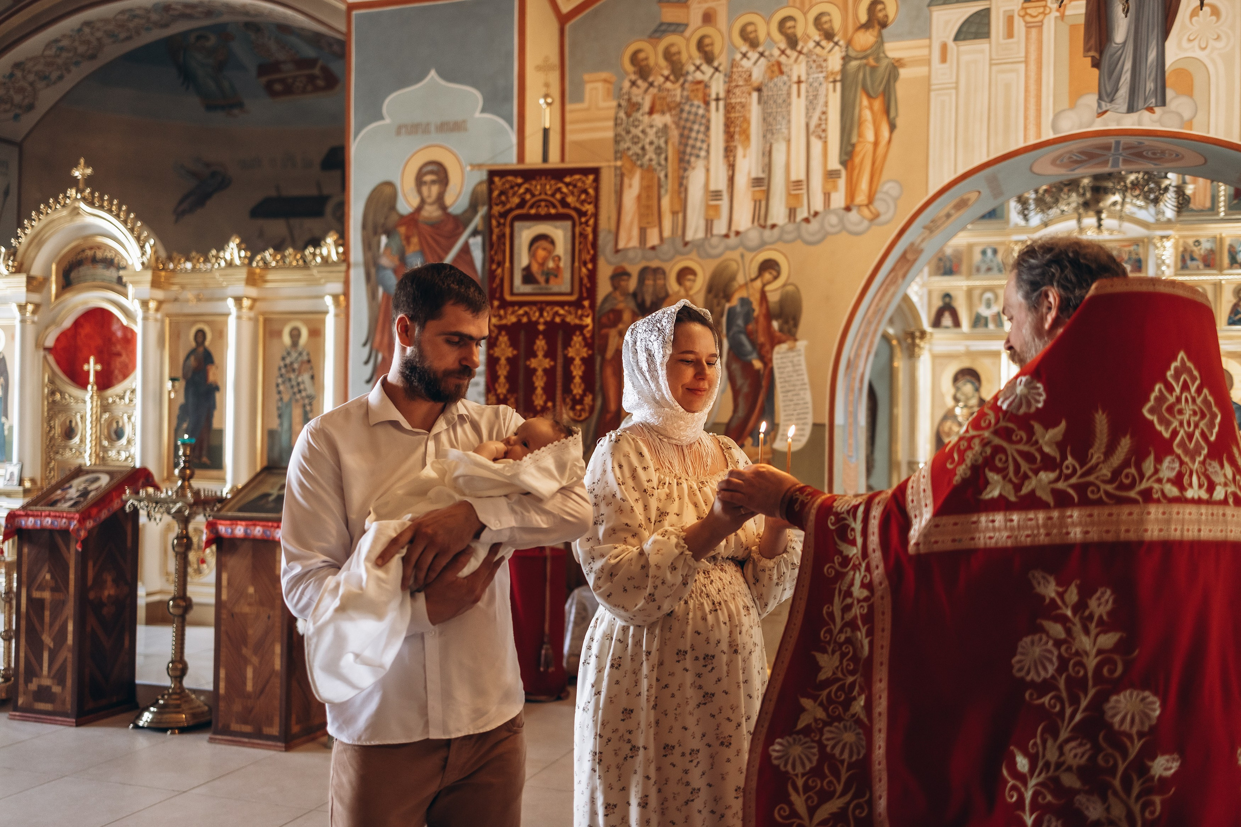 Крещение. Семейный фотограф, детские, семейные, лав стори съемки в Москве
