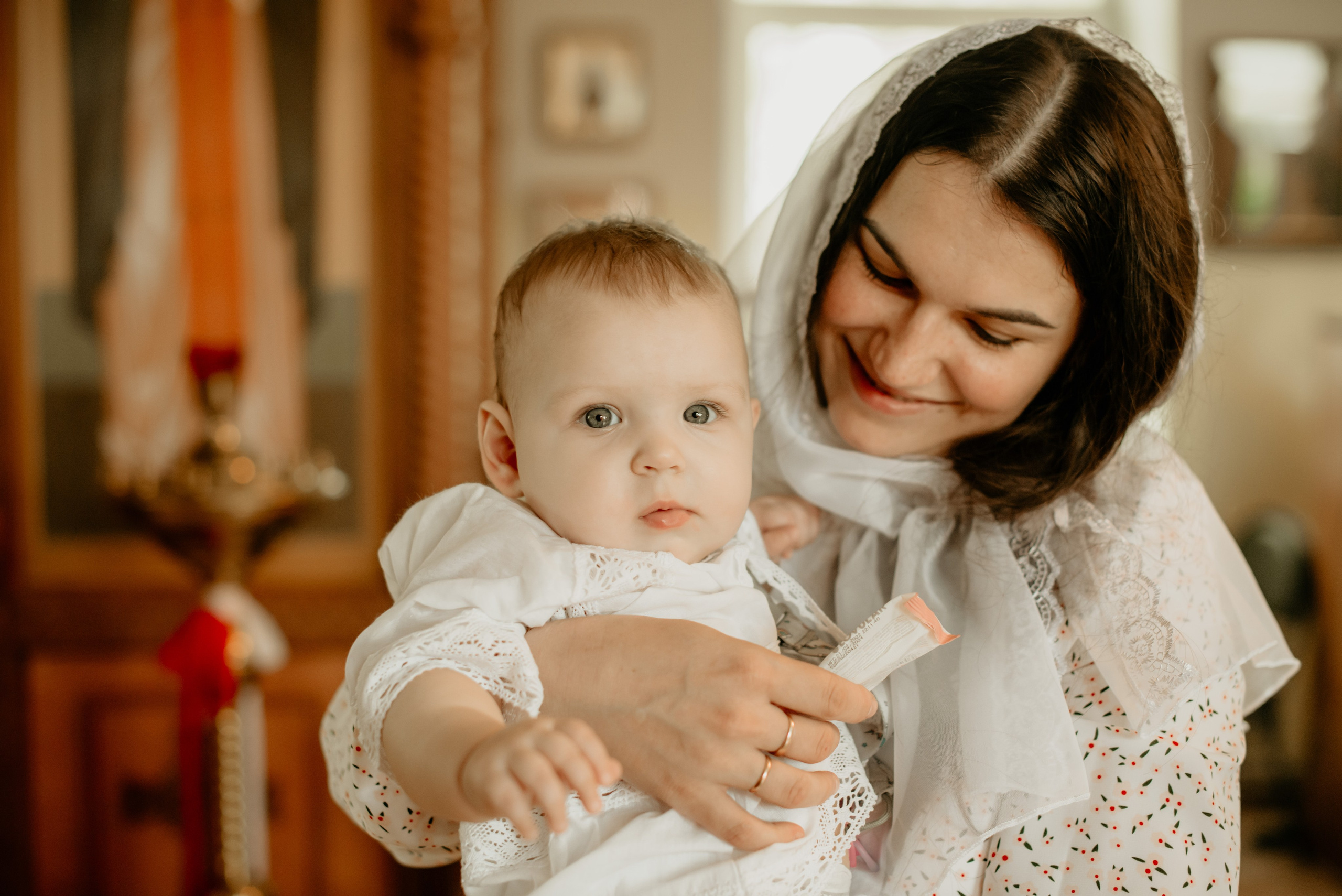 Таинство крещения Софии. Свадебный, семейный и портретный фотограф в Суворове Анастасия Седыкин