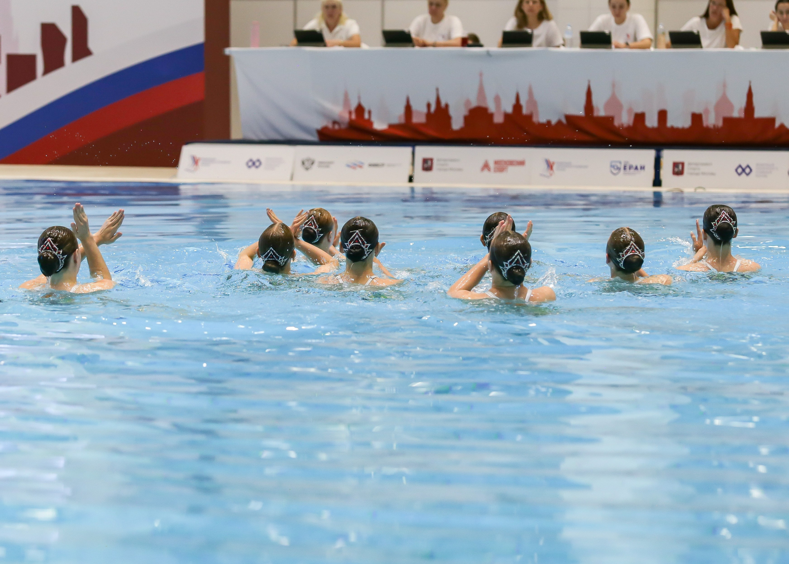 Первенство России по синхронному плаванию. Техническая программа. Группы. Репортажный фотограф в Москве