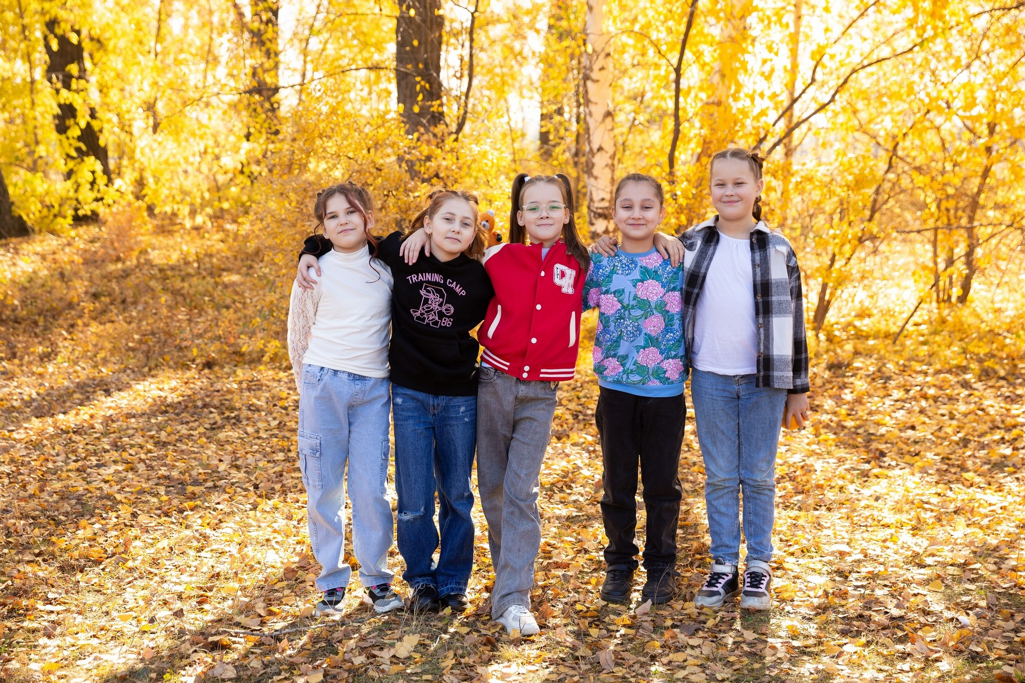 Осенняя фотосессия для 4 класса лицея № 12. СИГМА | Студия выпускных альбомов Красноярск