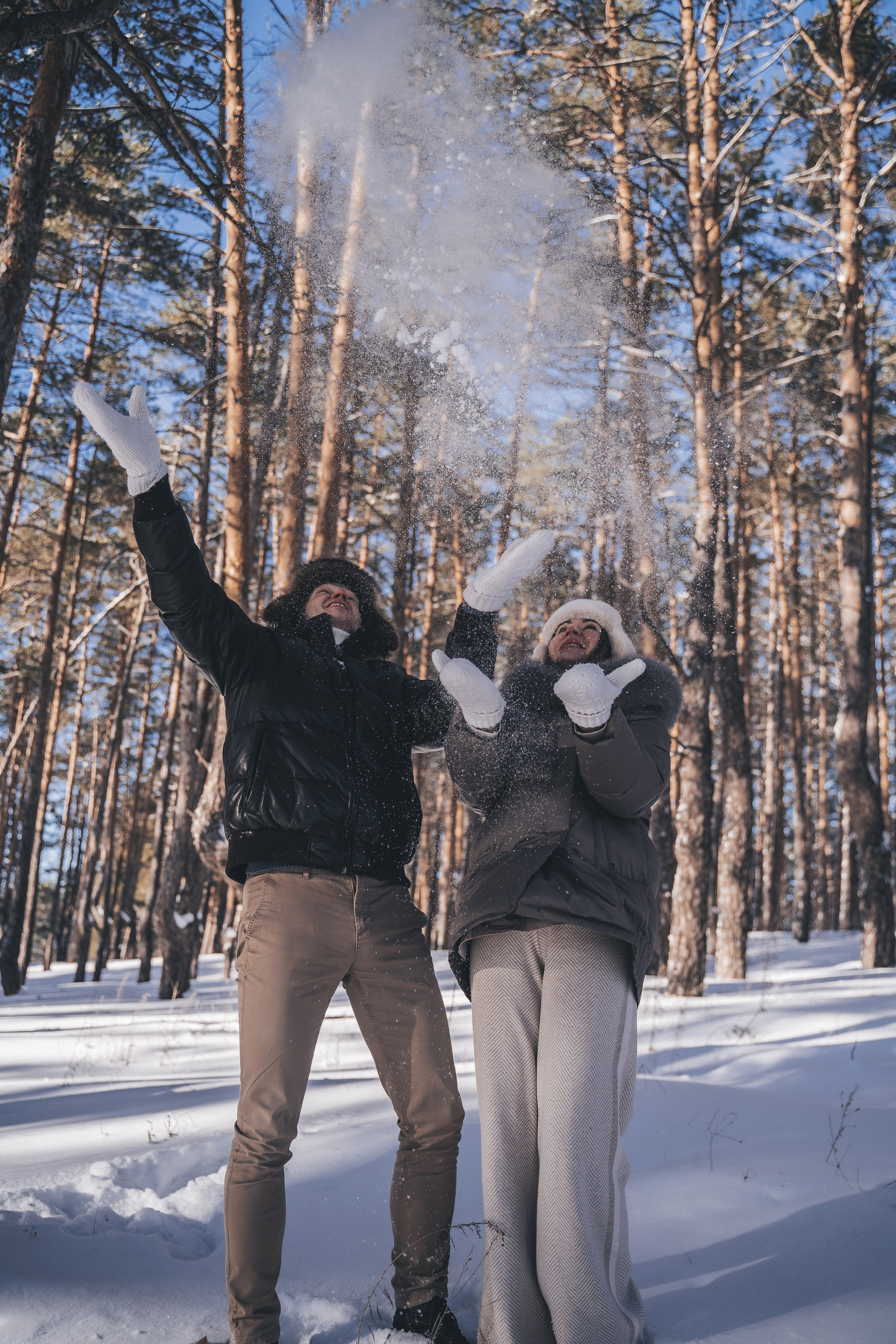 Зимняя lovestory для Витали и Оли. Фотограф в Самаре Екатерина Кроз