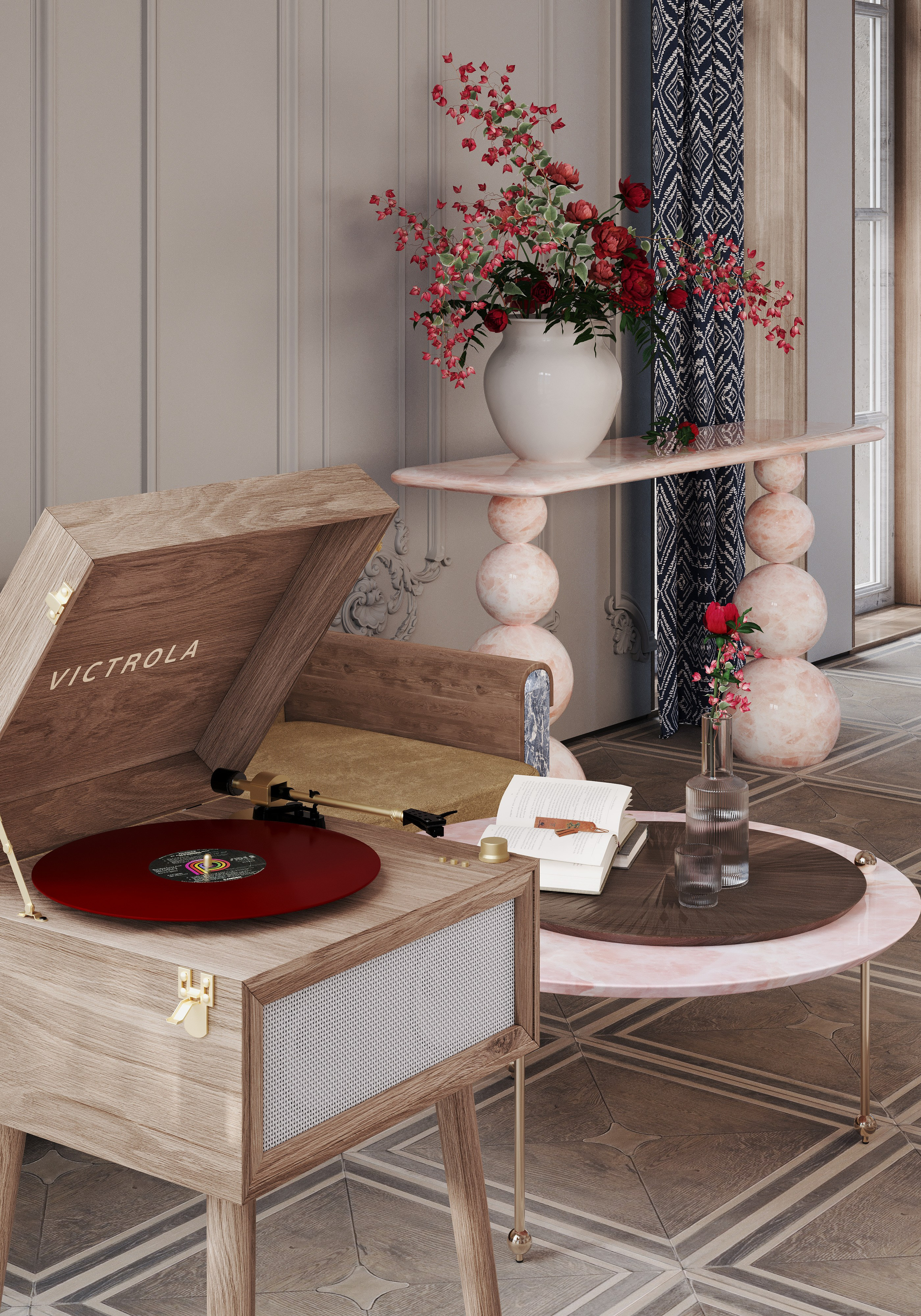 Adelle — концептуальный проект. Визуализация интерьера Corsa Render