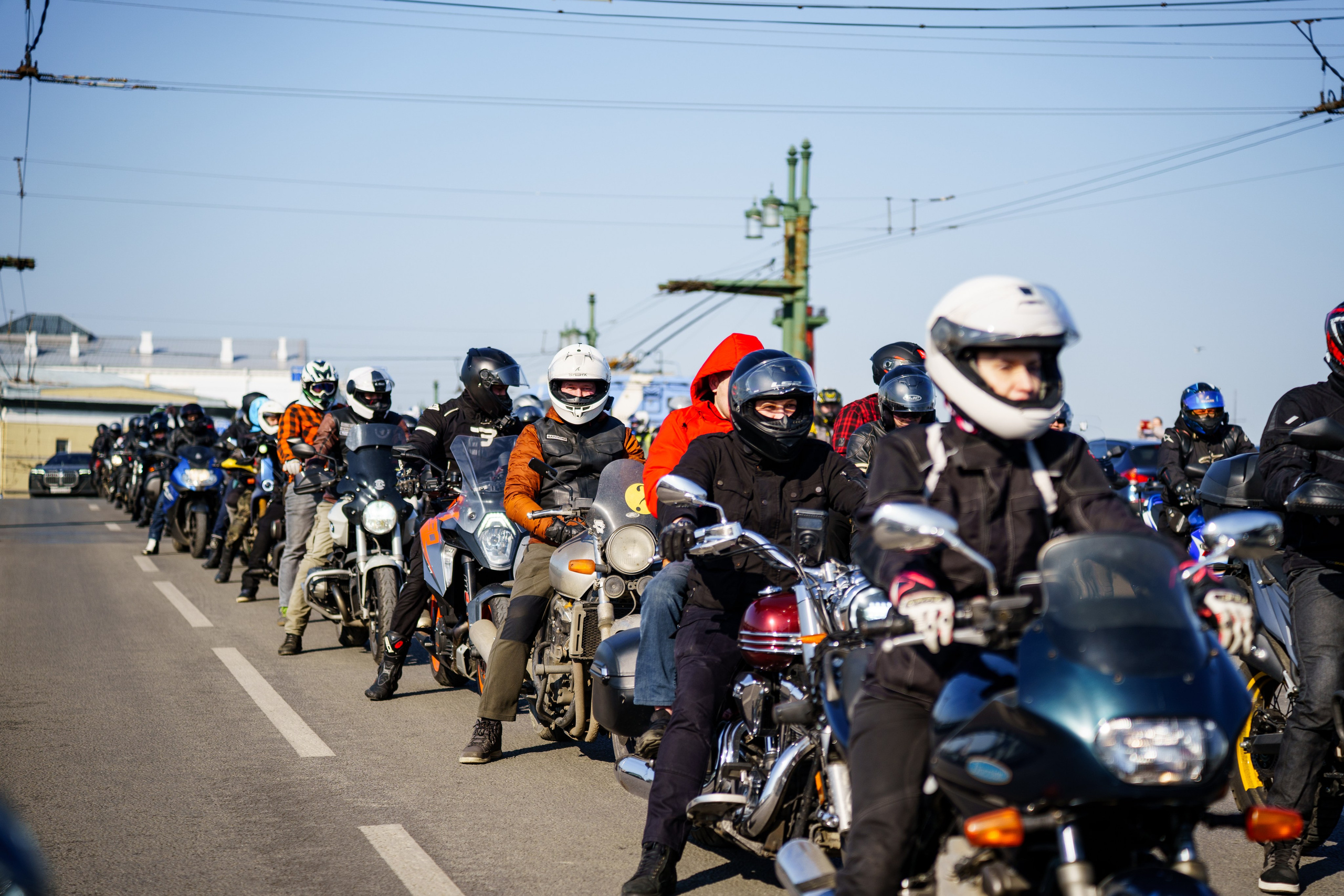 Прохват мотоклуба Norman Riders ч.1. Концертный и репортажный фотограф в Санкт-Петербурге Слава Пахомов