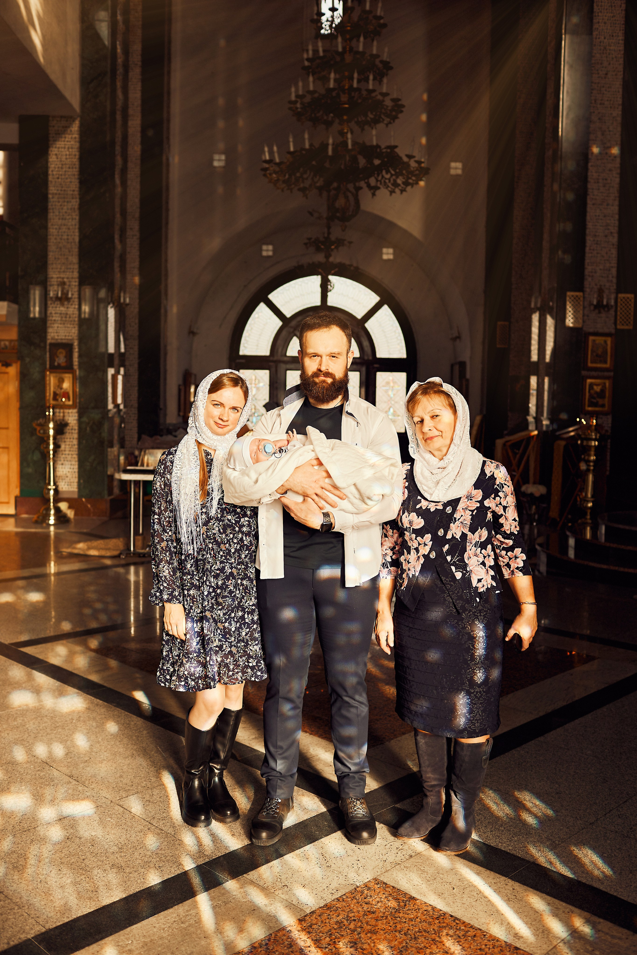 Таинство Крещения. Фотограф Москва|Ясенево Яна Новокрещенных