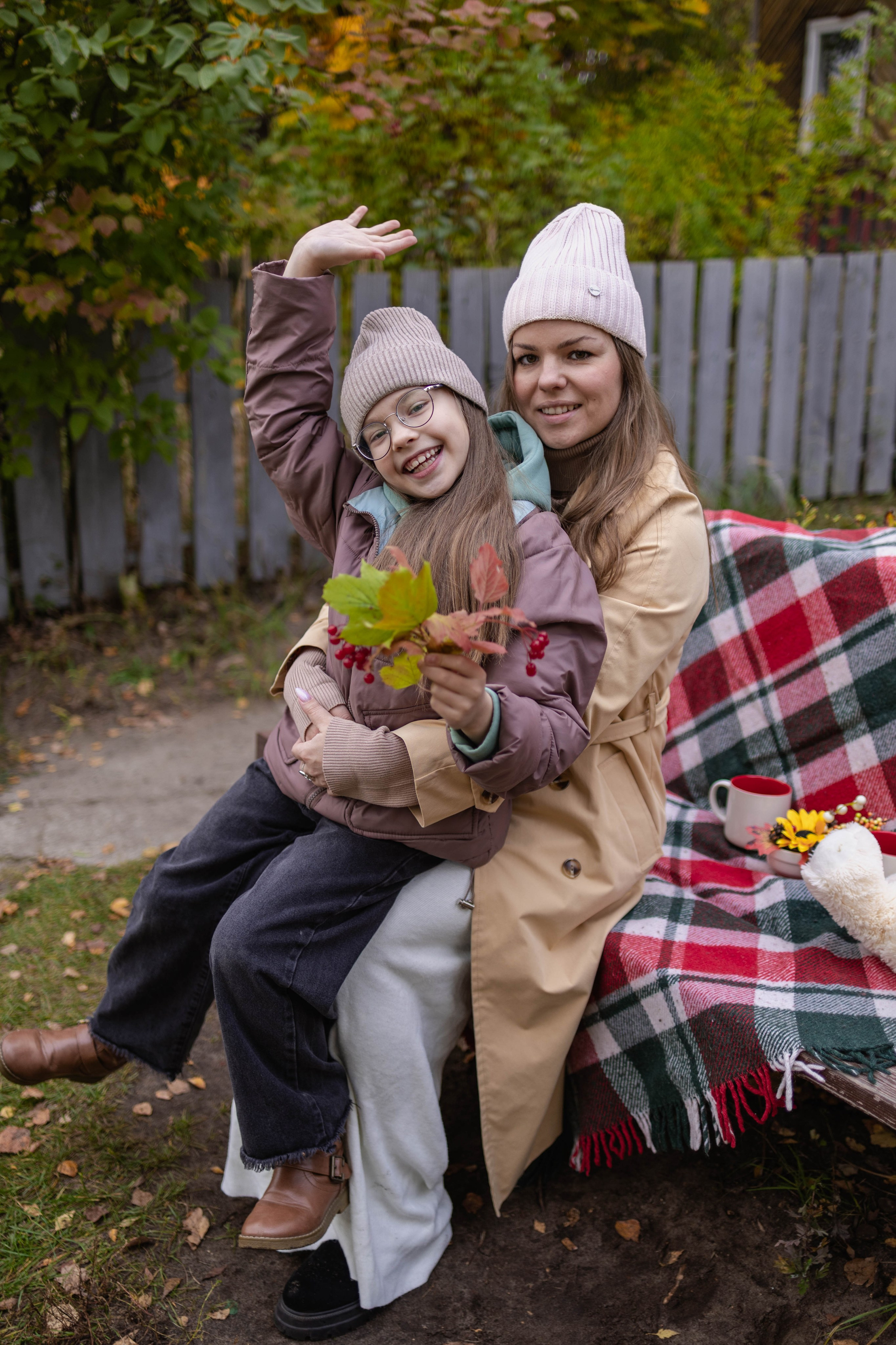 Пикник у дома. Осень. Семейный фотограф в Дзержинске Наталья Лаэтина
