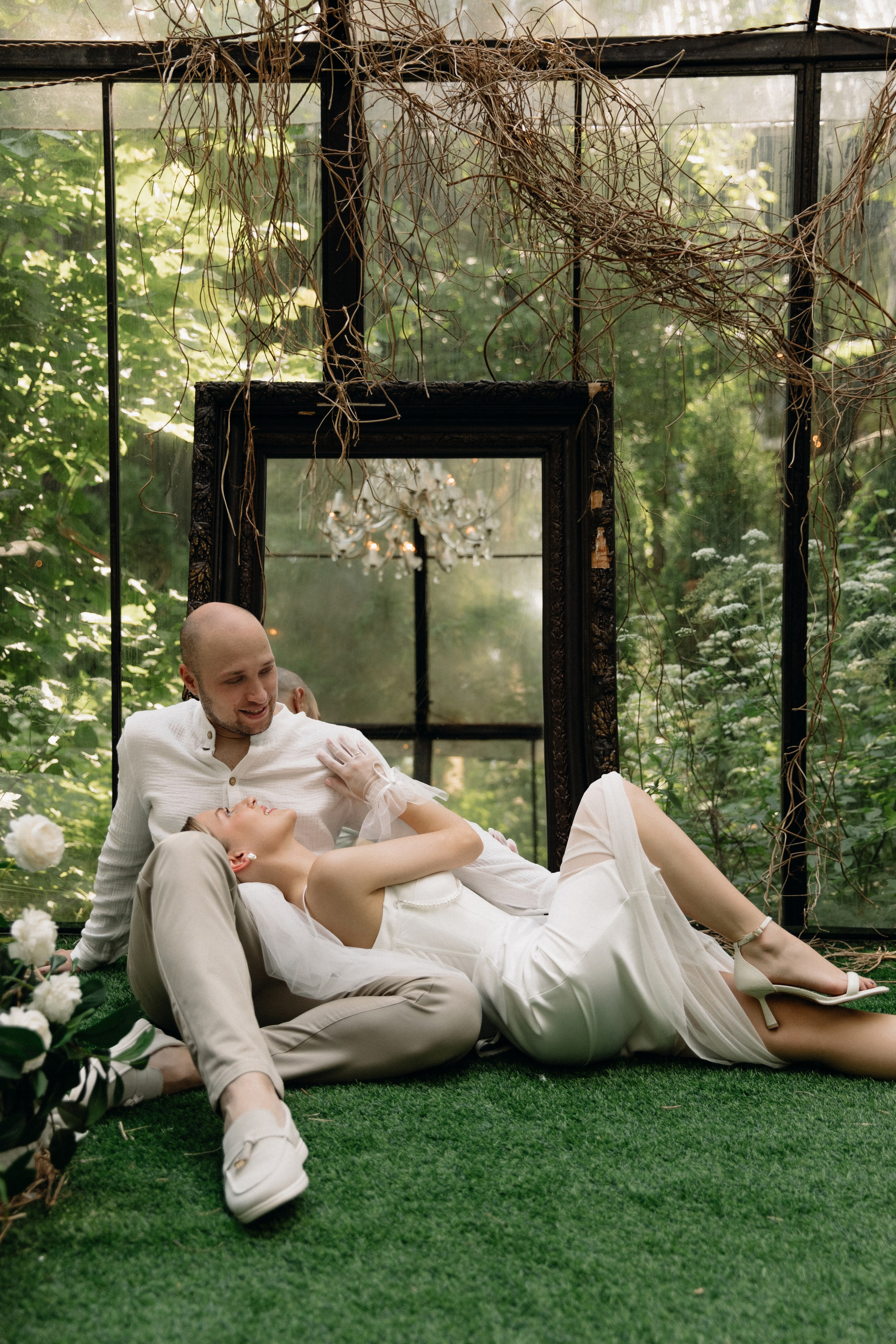 Лавстори в оранжерее. Фотограф в Москве Ольга Сатони