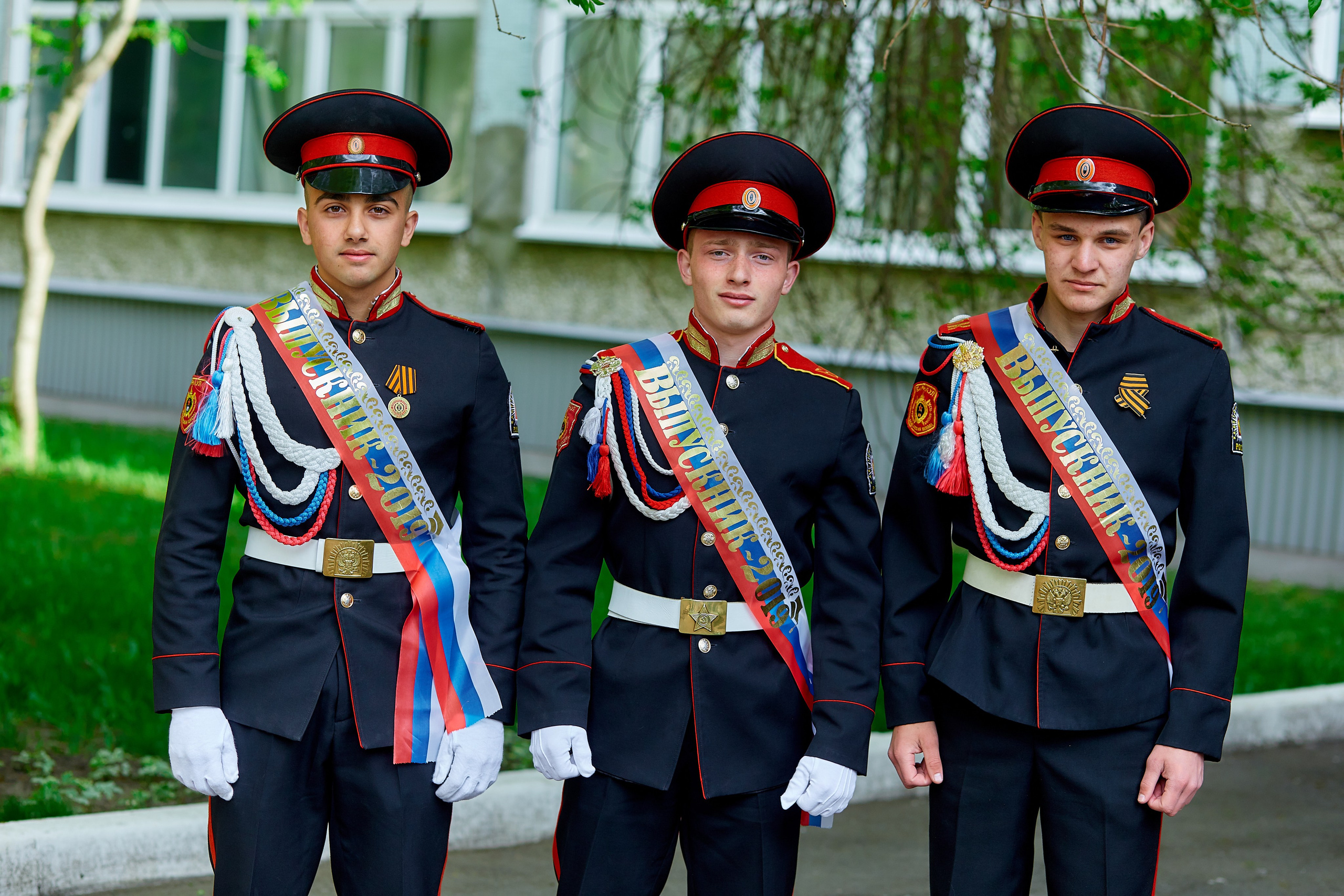 Кадеты последний звонок. Фотограф Вячеслав Фарунин