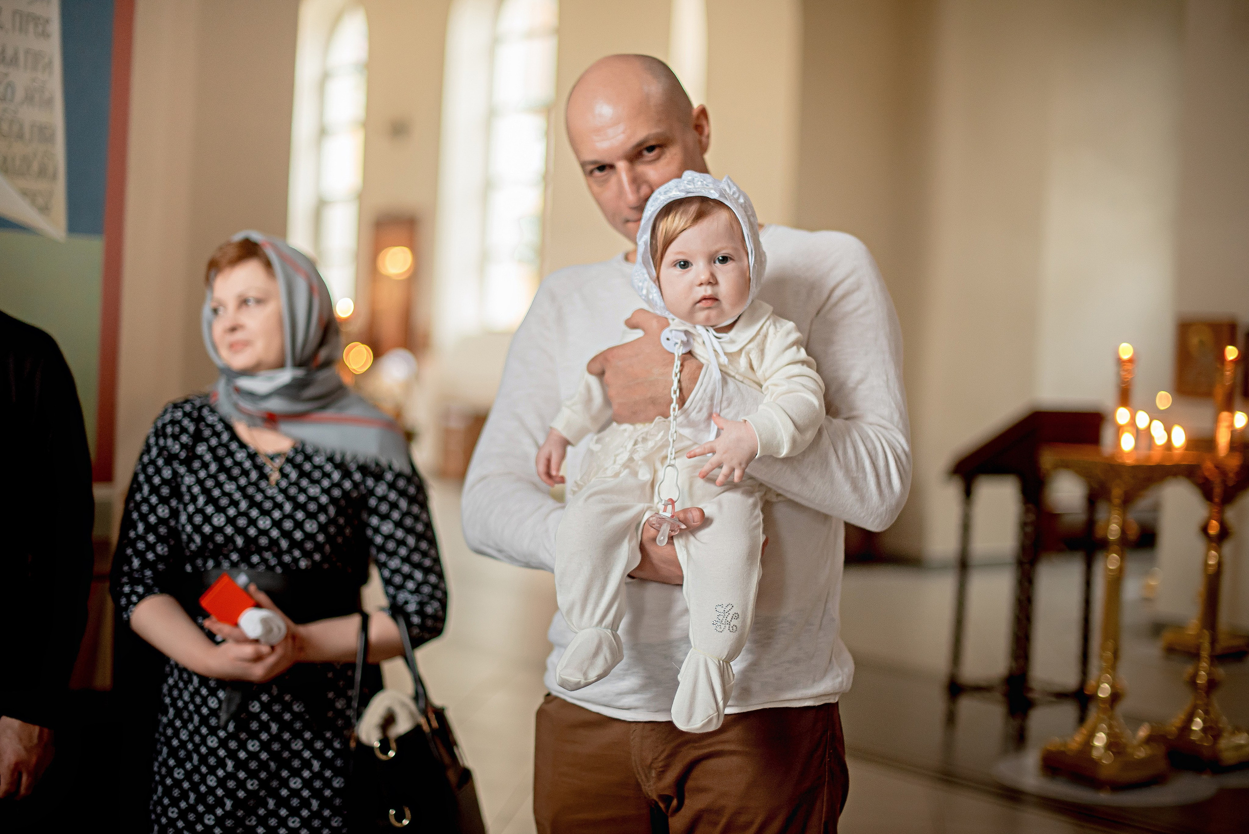 Крещение в мужском монастыре. Фотограф Мария Стрелкова