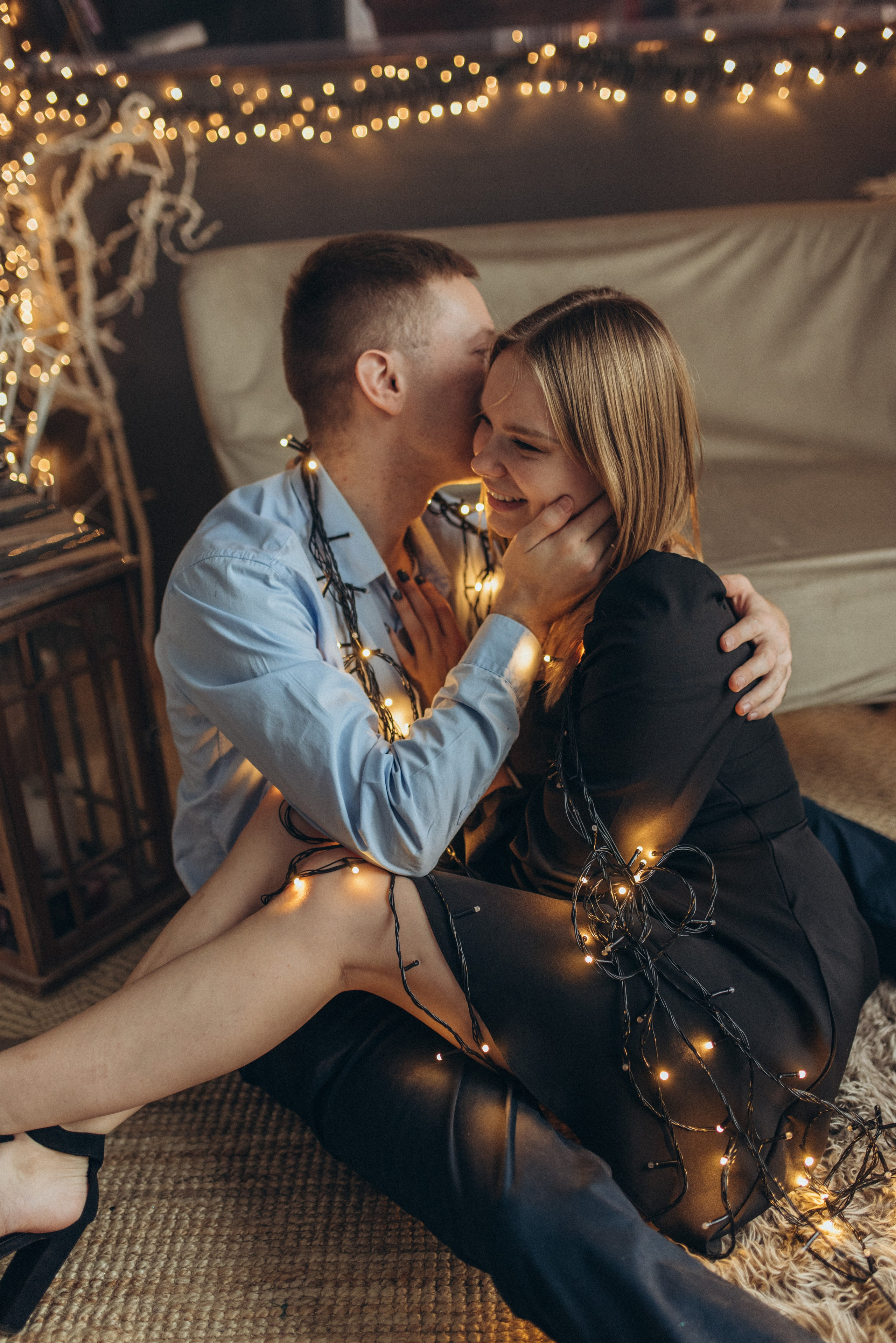 Новогодняя lovestory. Семейный фотограф в Москве Екатерина Север