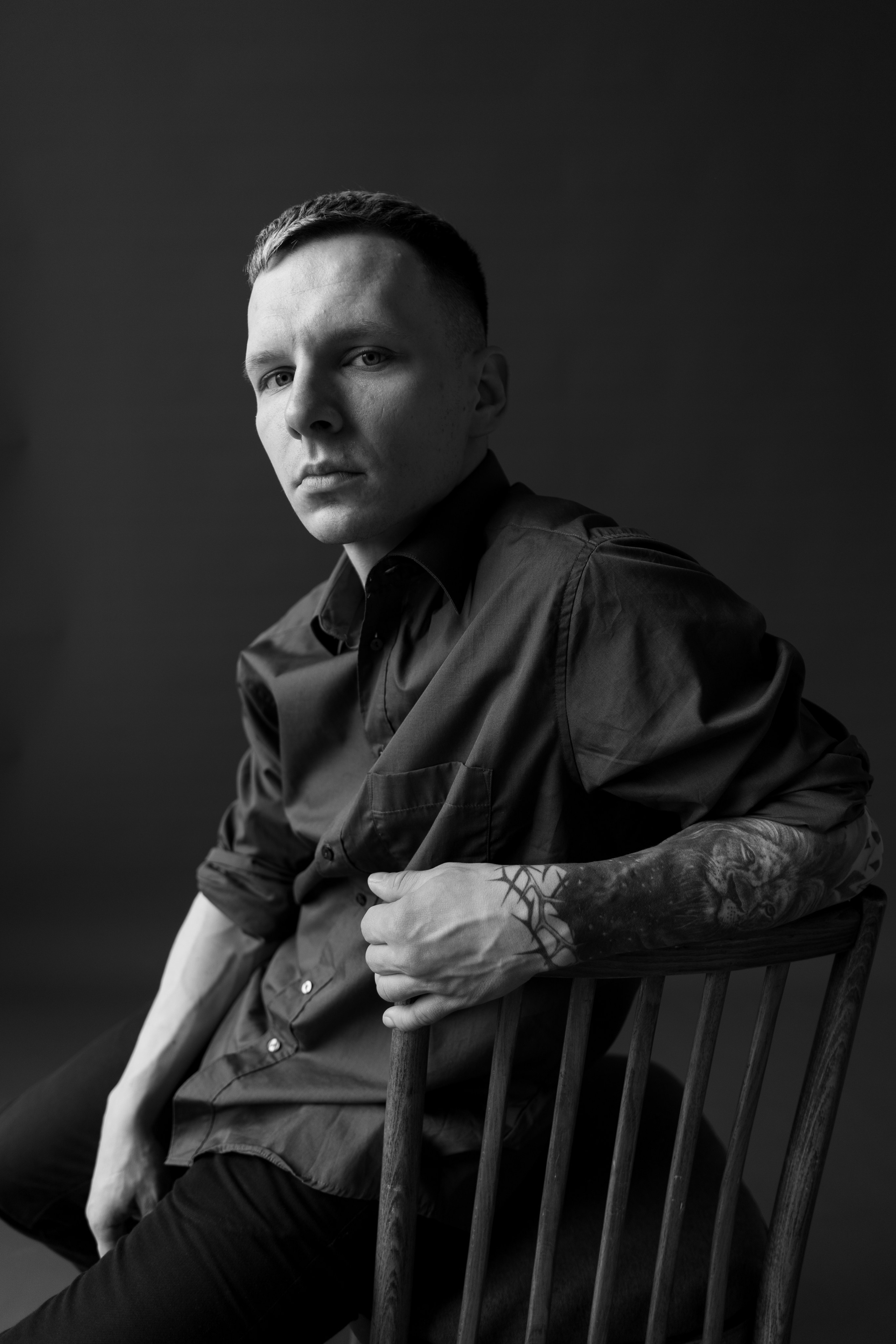 Мужская съёмка в студии. Фотограф Елизавета Потешкина