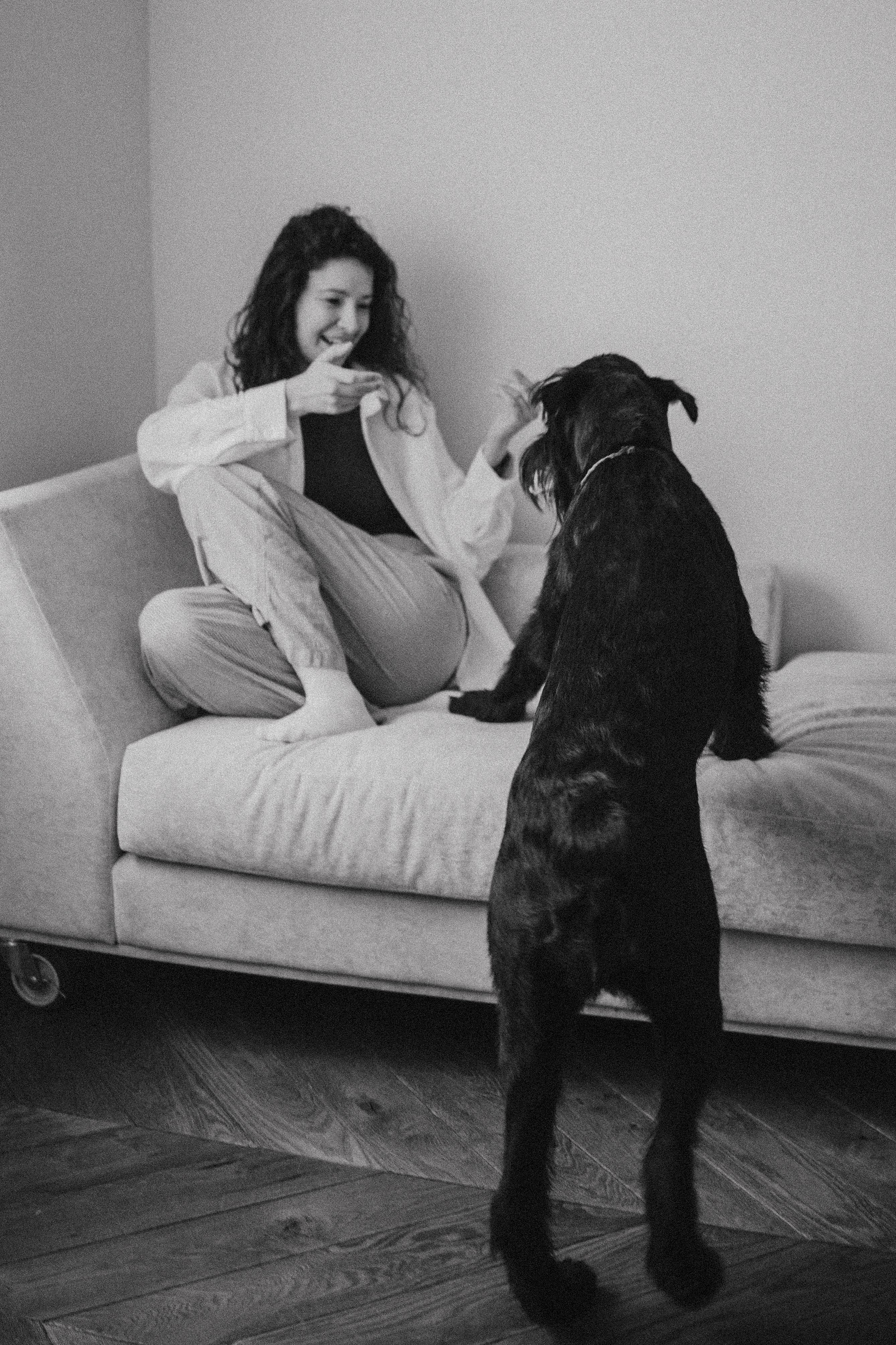 Умбра и Даша. Фотограф анималист Анастасия Пикей