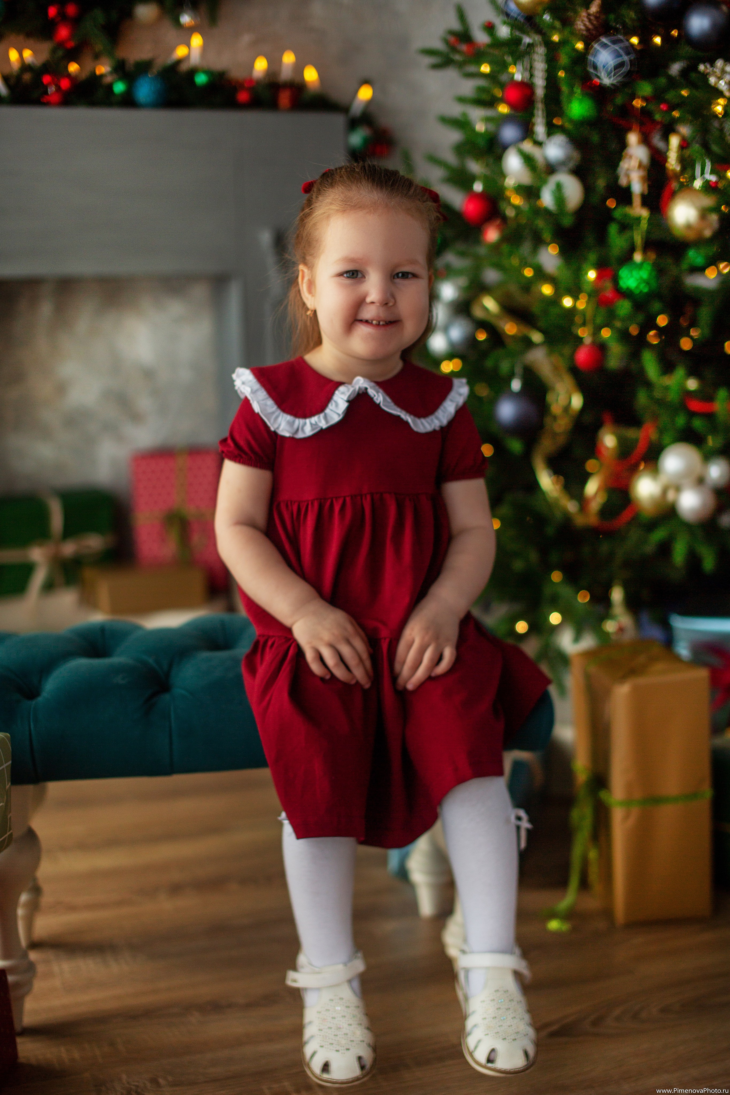 Новогодняя сказка Есении, 2024. Семейный и детский фотограф в Петрозаводске