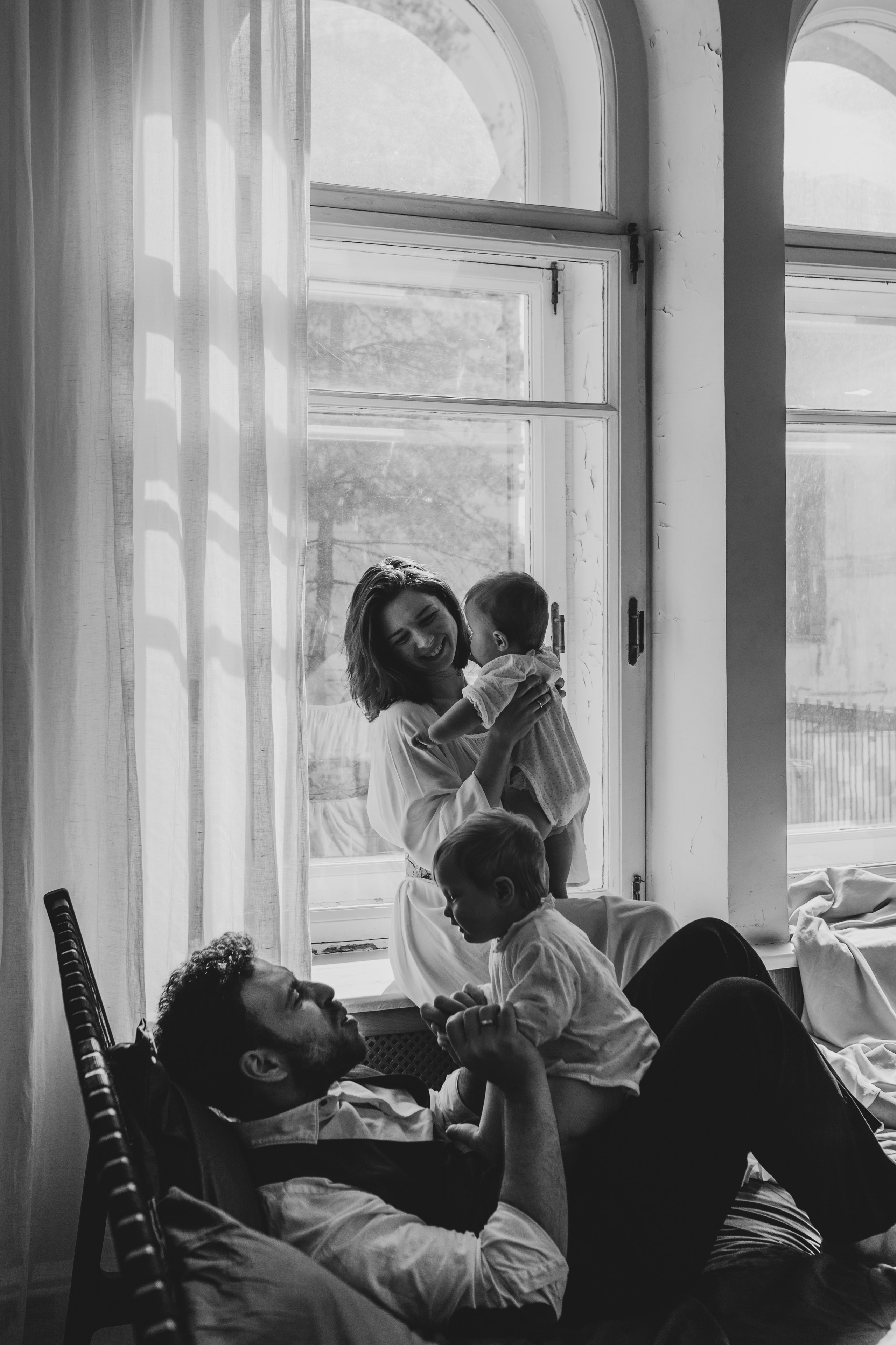 Маша, Саша и малышки. Семейный фотограф Полина Сарина Москва