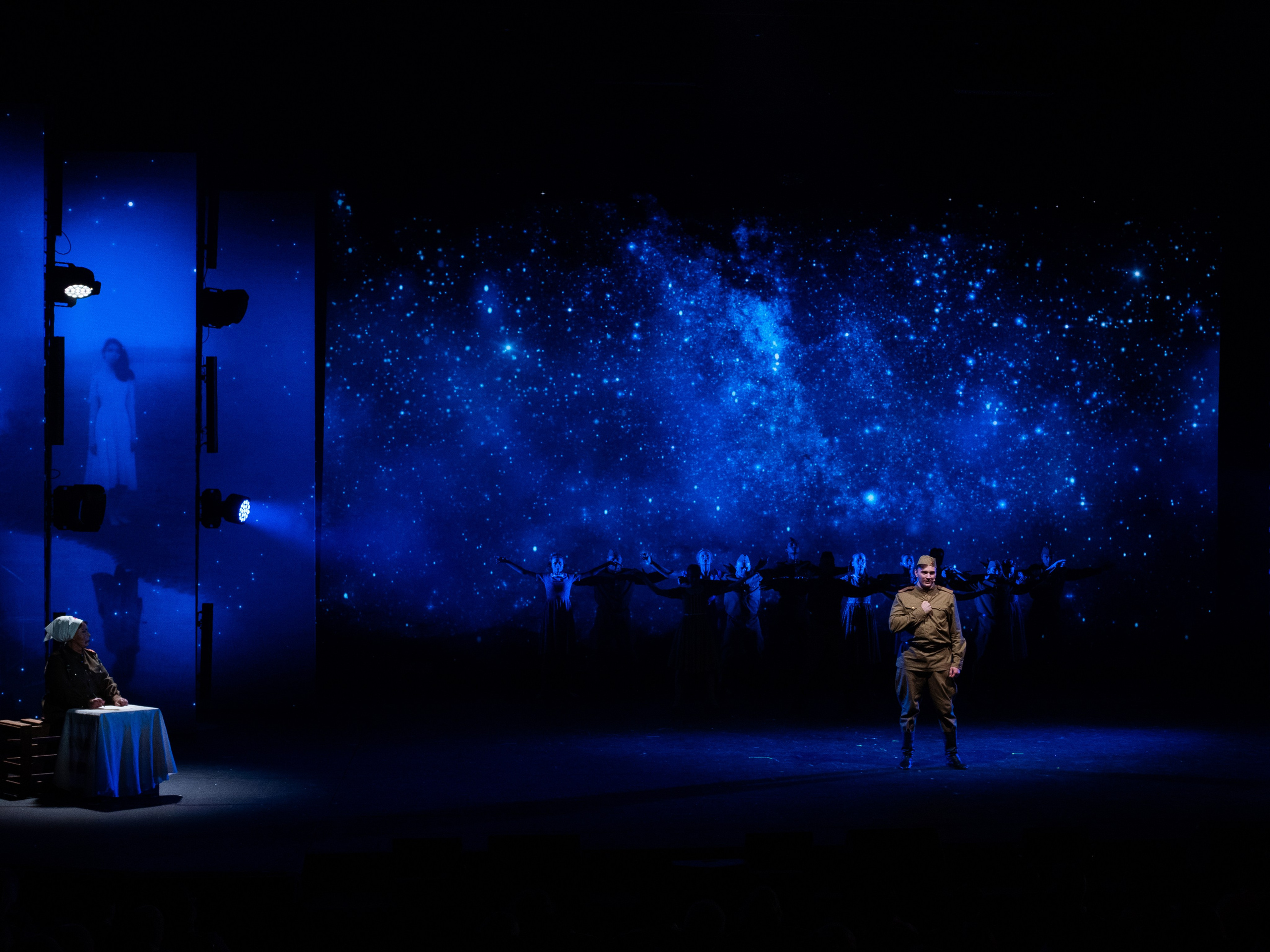 Василий Теркин, театр «Русская песня». Фотограф Ольга Махалова — Санкт-Петербург, Москва, Нижний Новгород