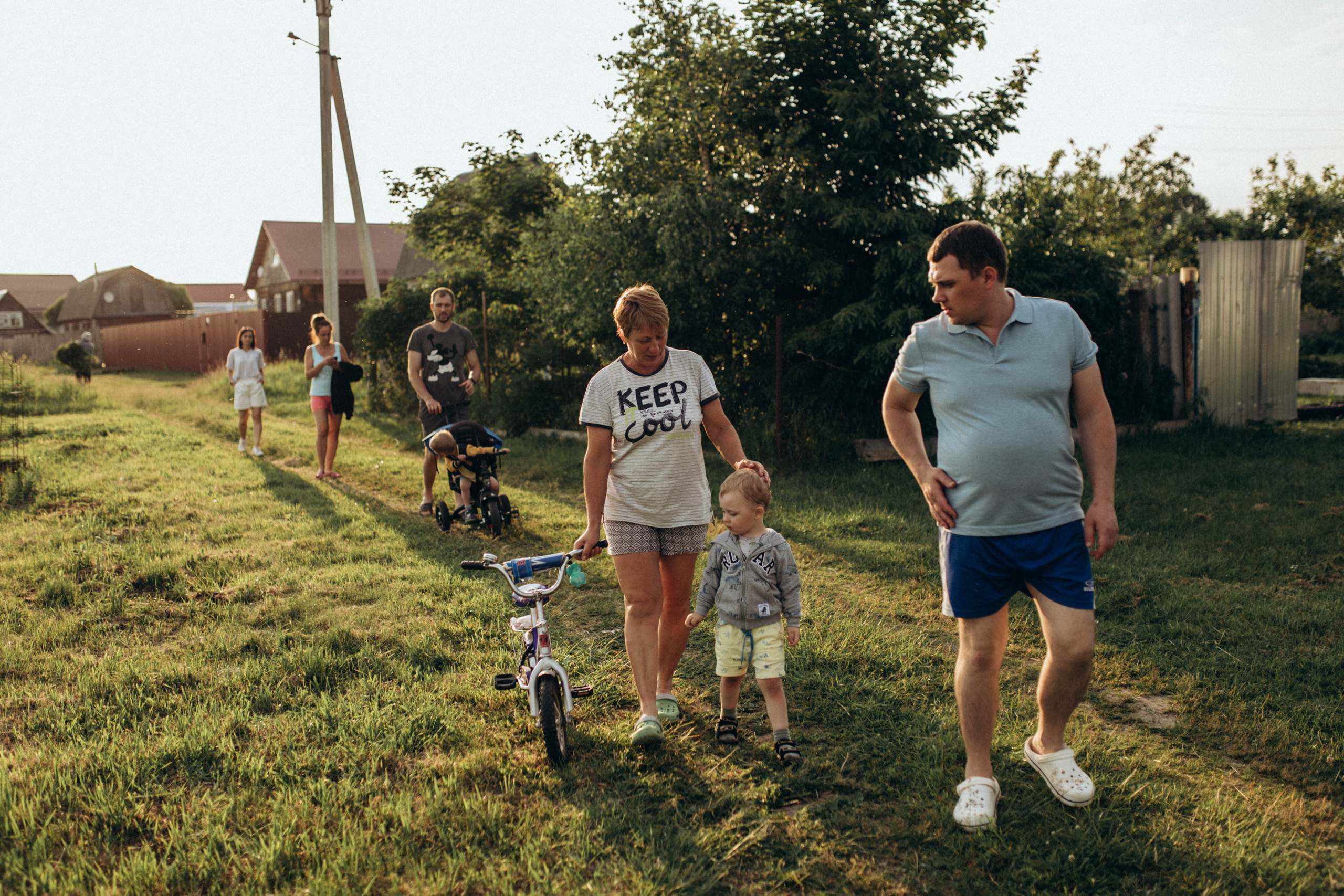 У бабушки в деревне. Фотограф новорожденных Серпухов, Протвино, Москва I Марина Бурмистрова