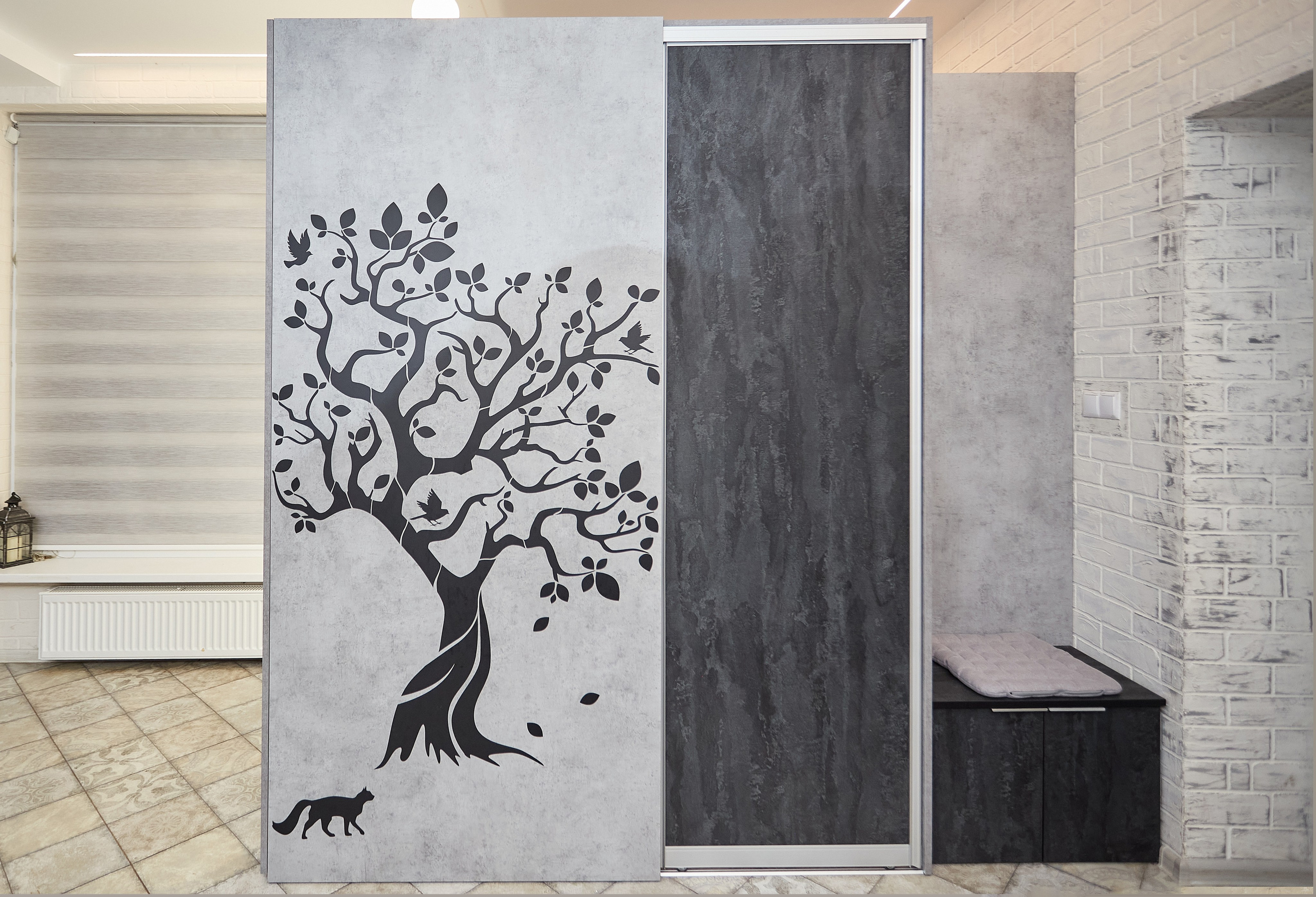 Гардеробная в прихожей. Мебель под заказ. Дрогичин