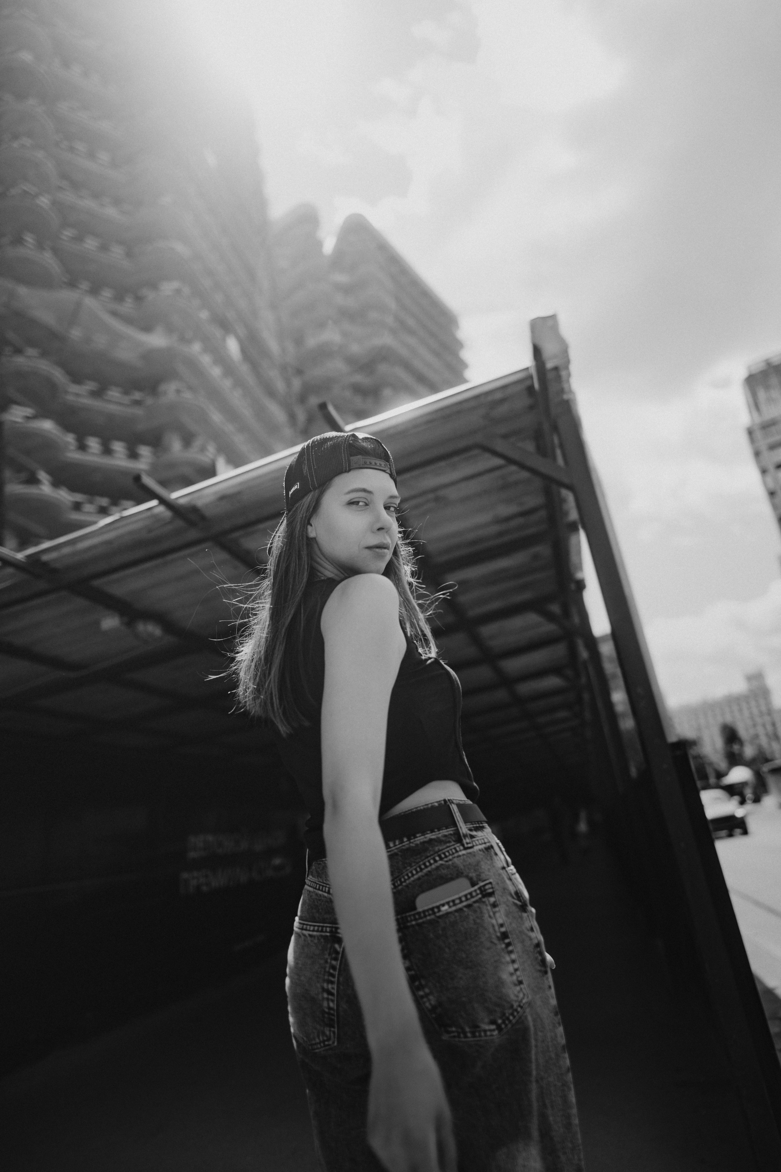 Женская уличная фотосессия в Москве