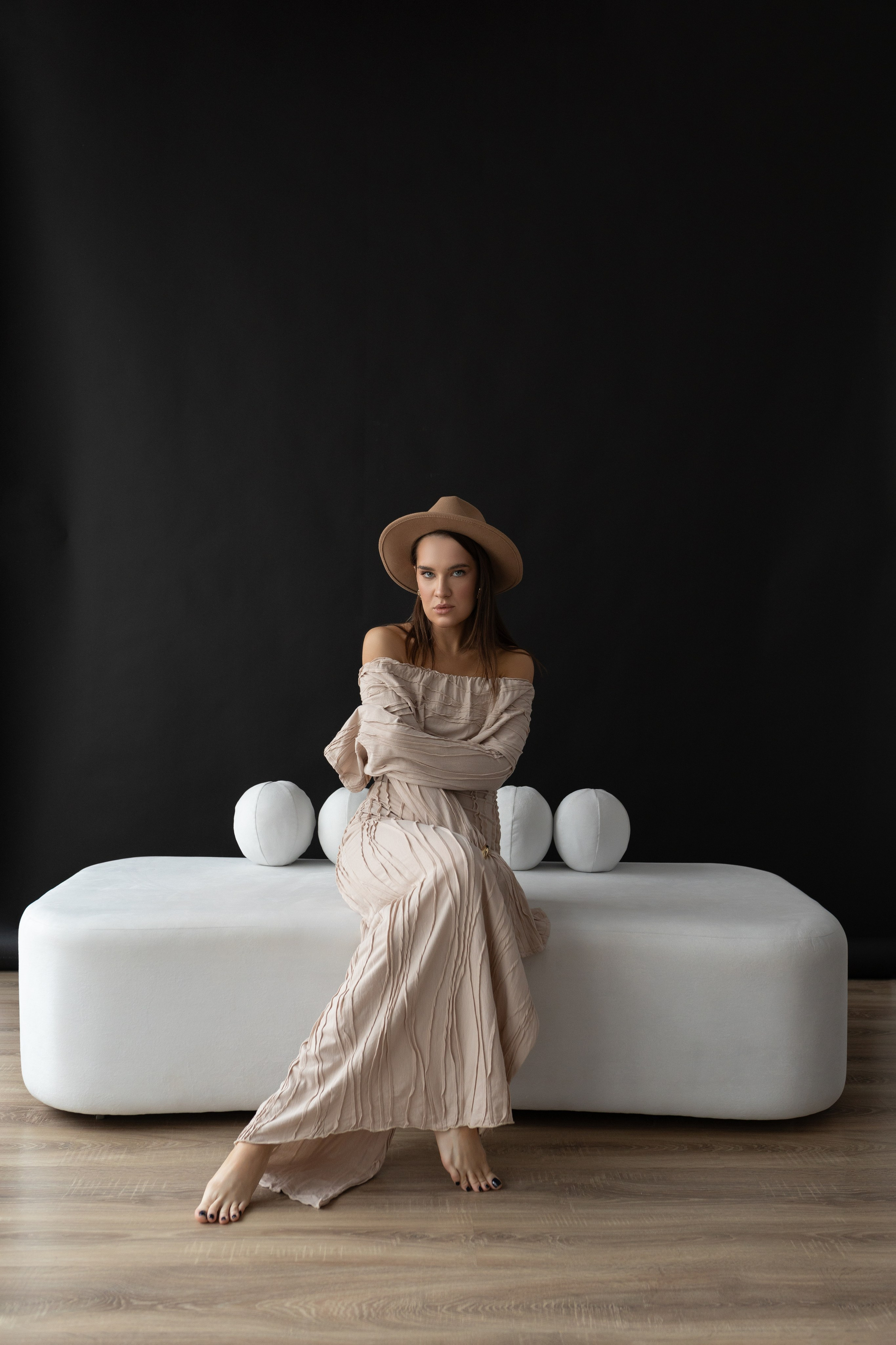 Женский портрет в студии. Фотограф Минск