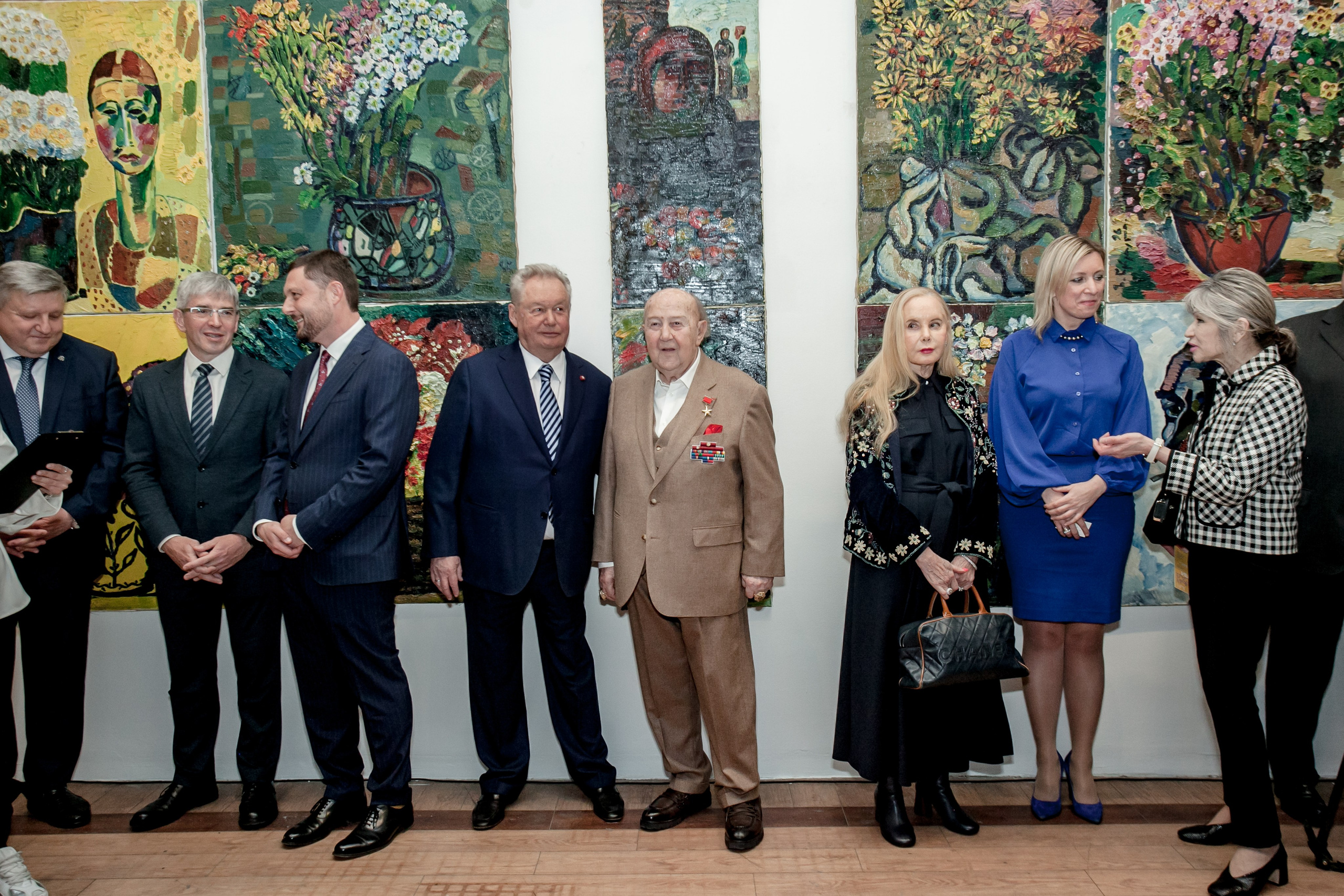 Открытие выставки Зураба Церетели. Art photographer Nino