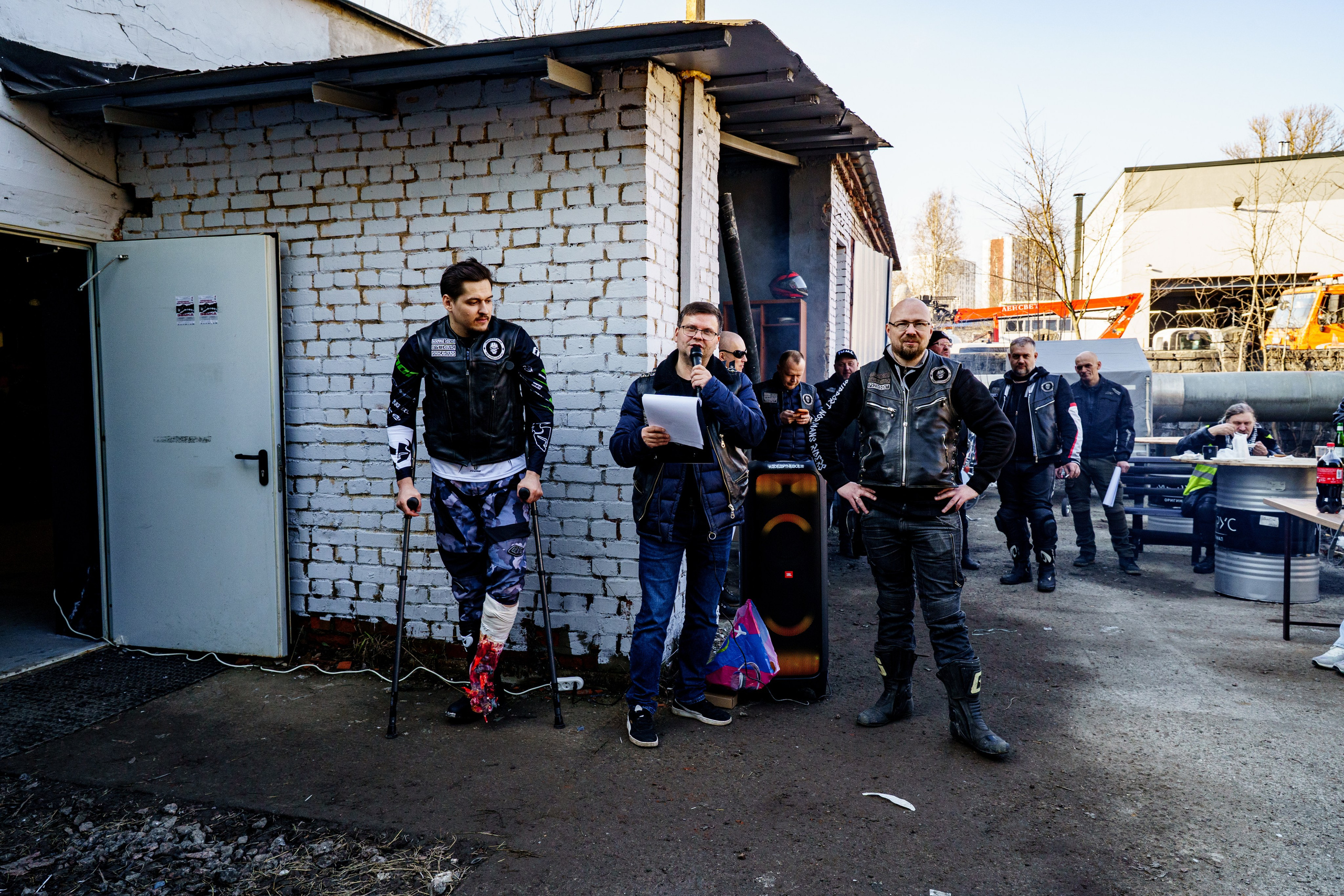 Прохват мотоклуба Norman Riders ч.2. Концертный и репортажный фотограф в Санкт-Петербурге Слава Пахомов