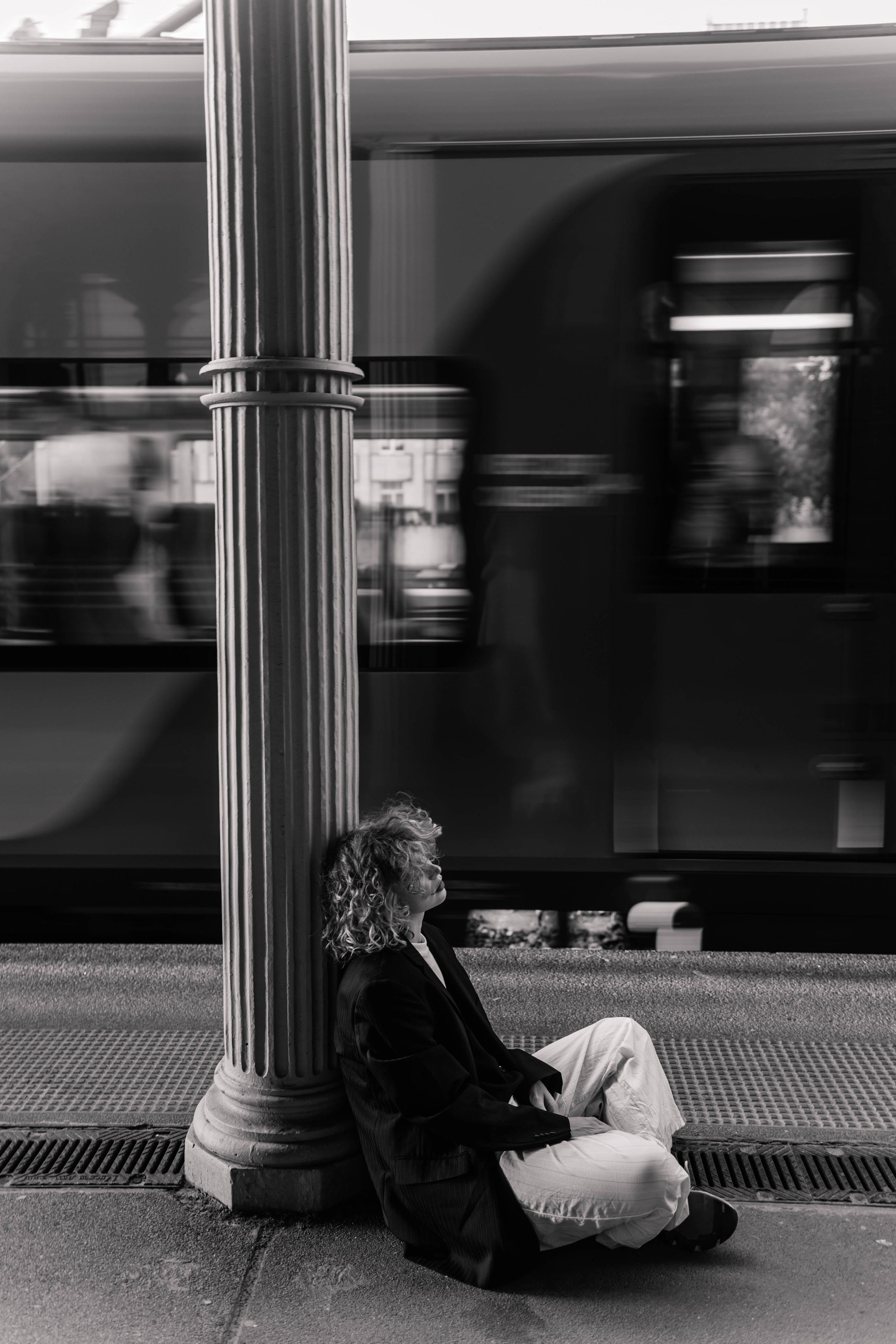 Закат на ЖД вокзале. Лиза. Фотограф в Твери Лагодная Яна