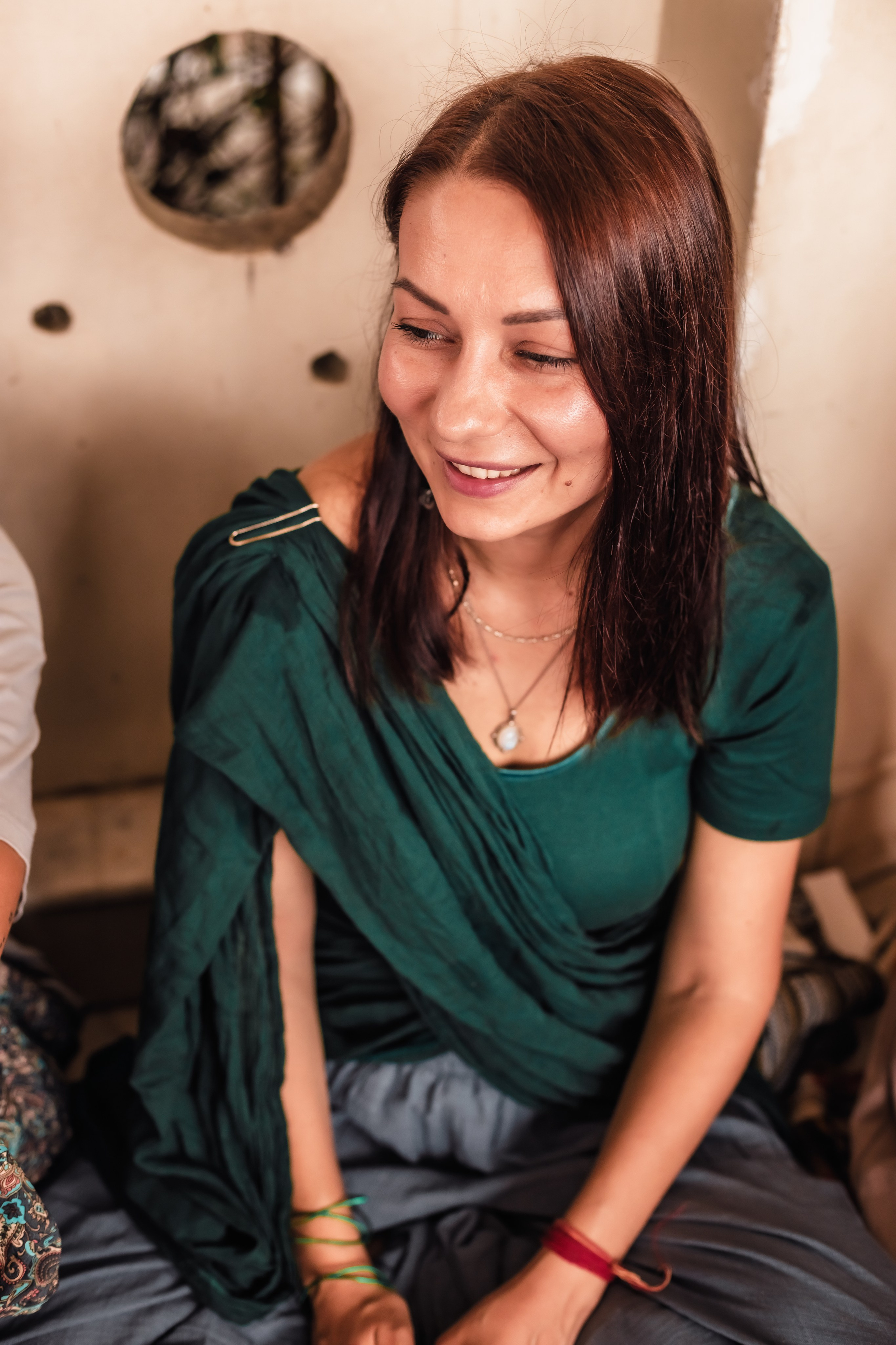 Abhisheka Devraha Baba on Sri Devdas ji maharaj bd. Mariam Bagdasaryan