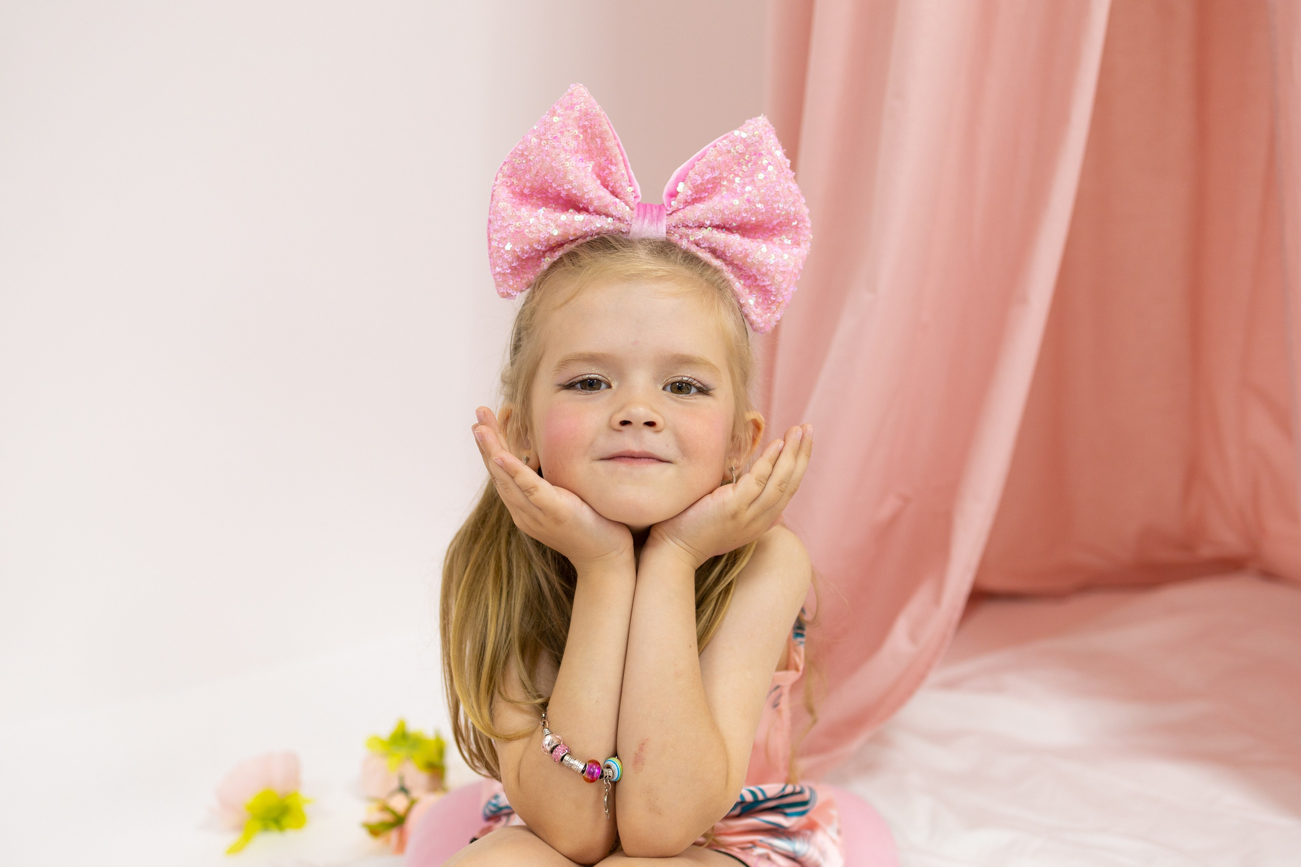 Ксюшенька, 6 лет, с визажистом. Фотограф новорожденных в Нижнем Новгороде Надежда Кадылкина