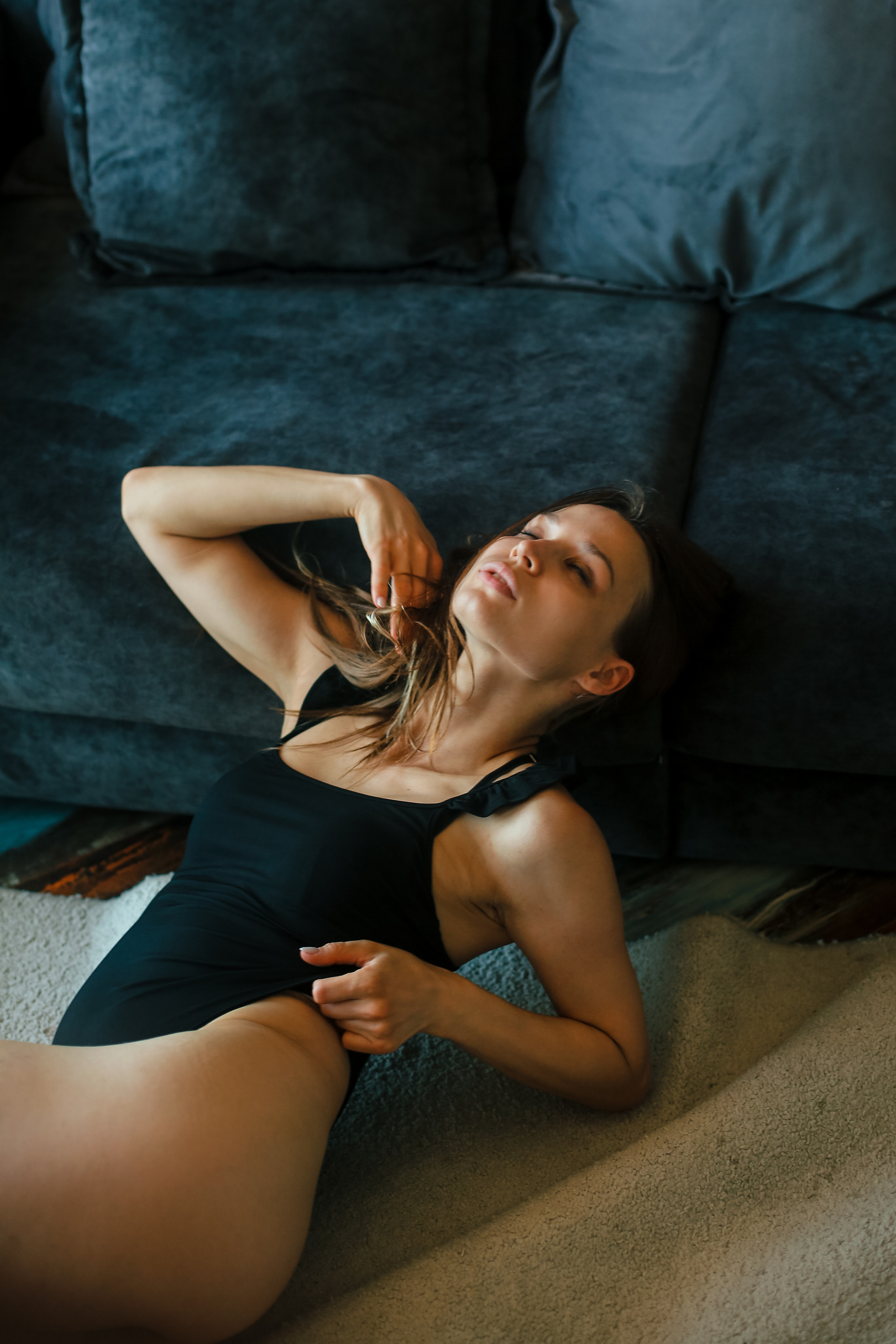 Студийная съемка Марии. Фотограф Антон Чупринин