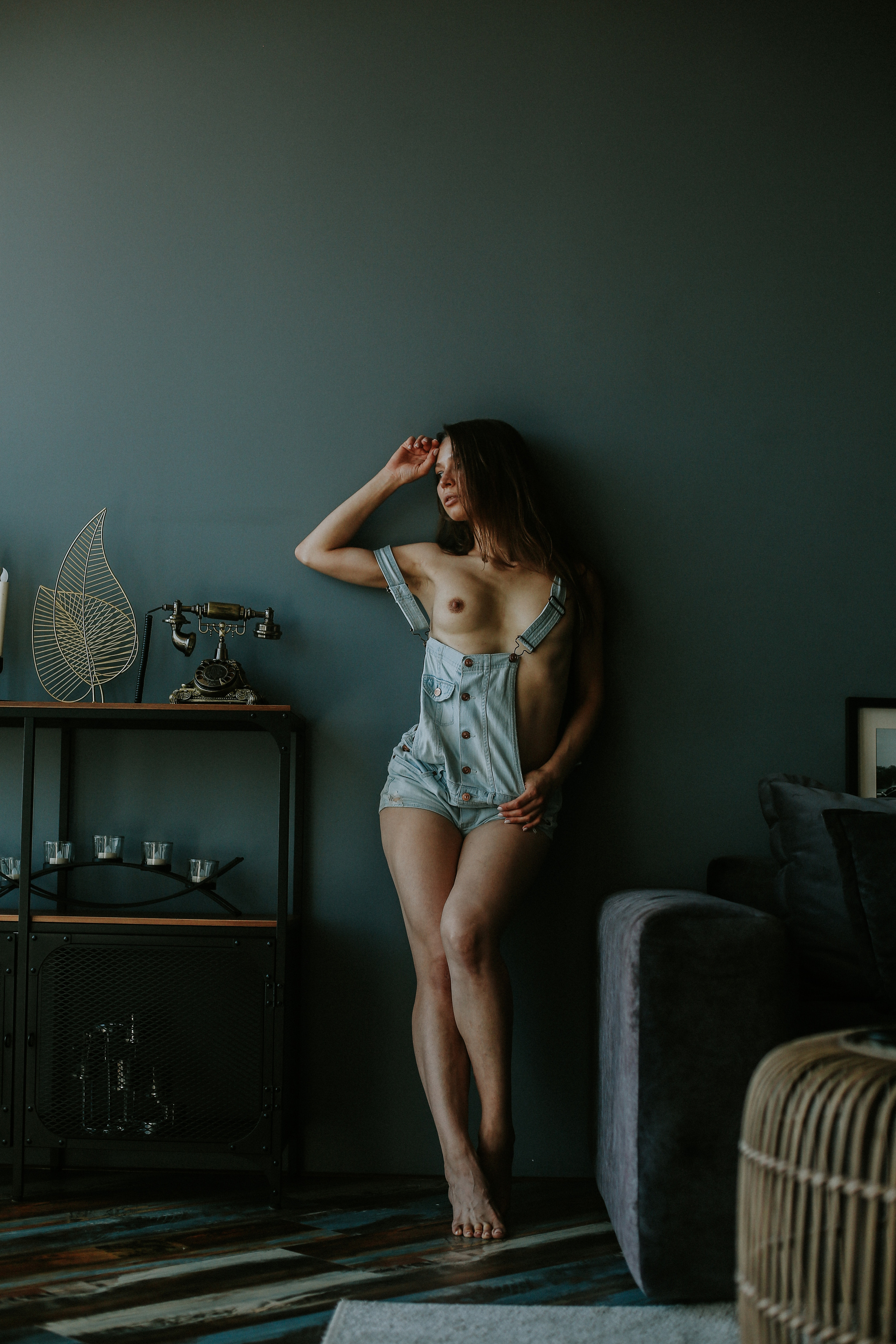 Студийная съемка Марии. Фотограф Антон Чупринин