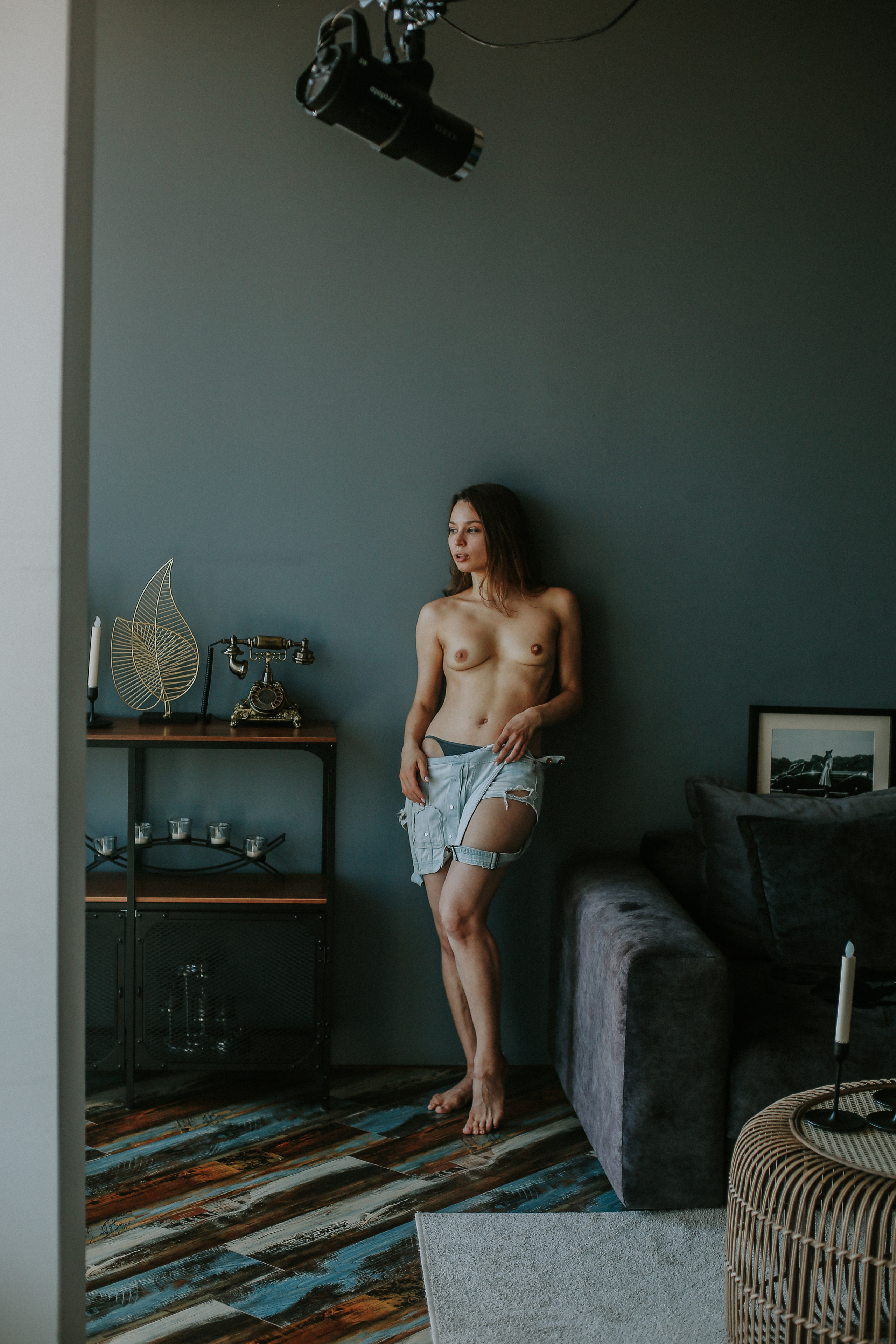 Студийная съемка Марии. Фотограф Антон Чупринин