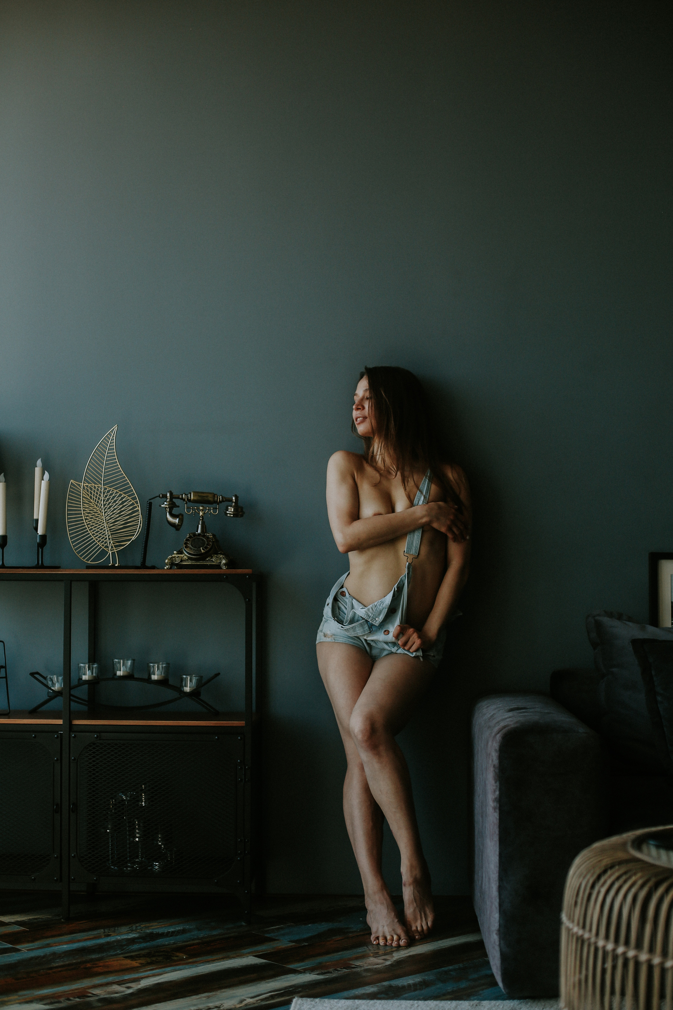 Студийная съемка Марии. Фотограф Антон Чупринин