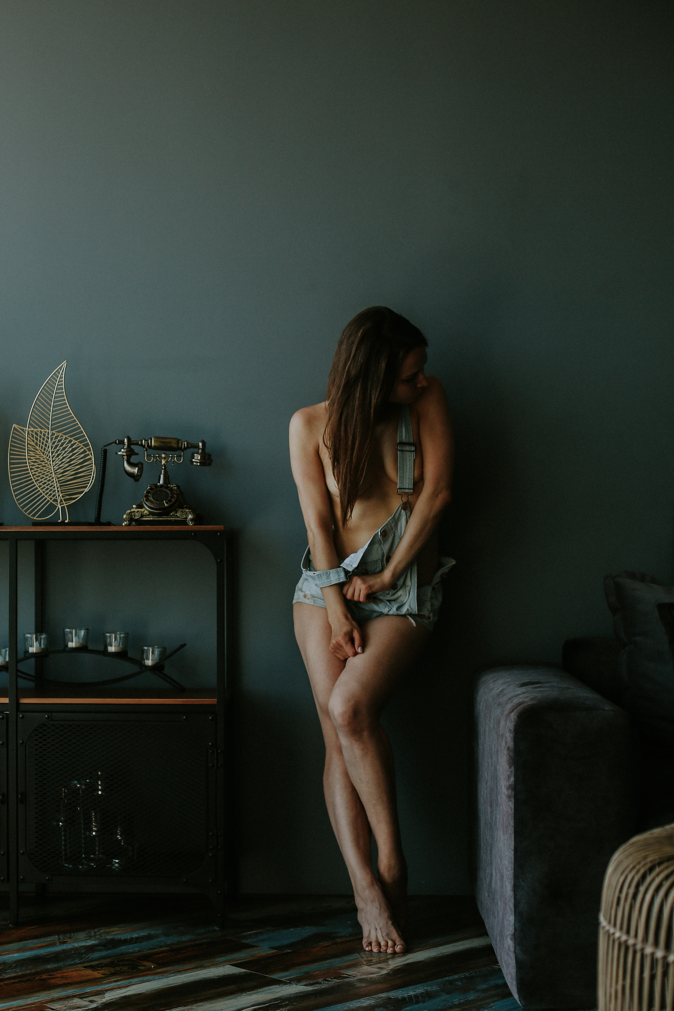 Студийная съемка Марии. Фотограф Антон Чупринин